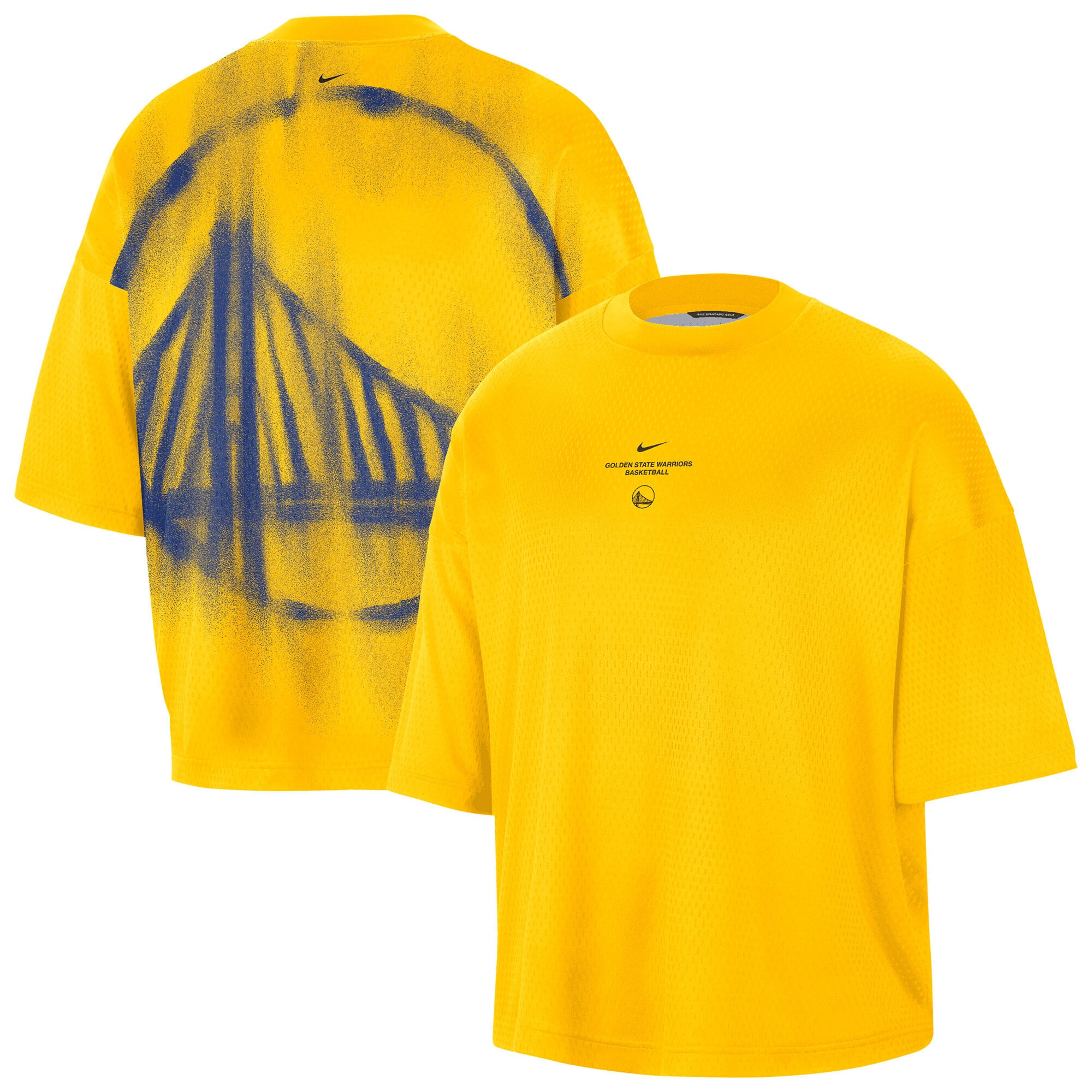 Golden State Warriors Nike 2026 Standard Issue Pre-Game Performance T ...