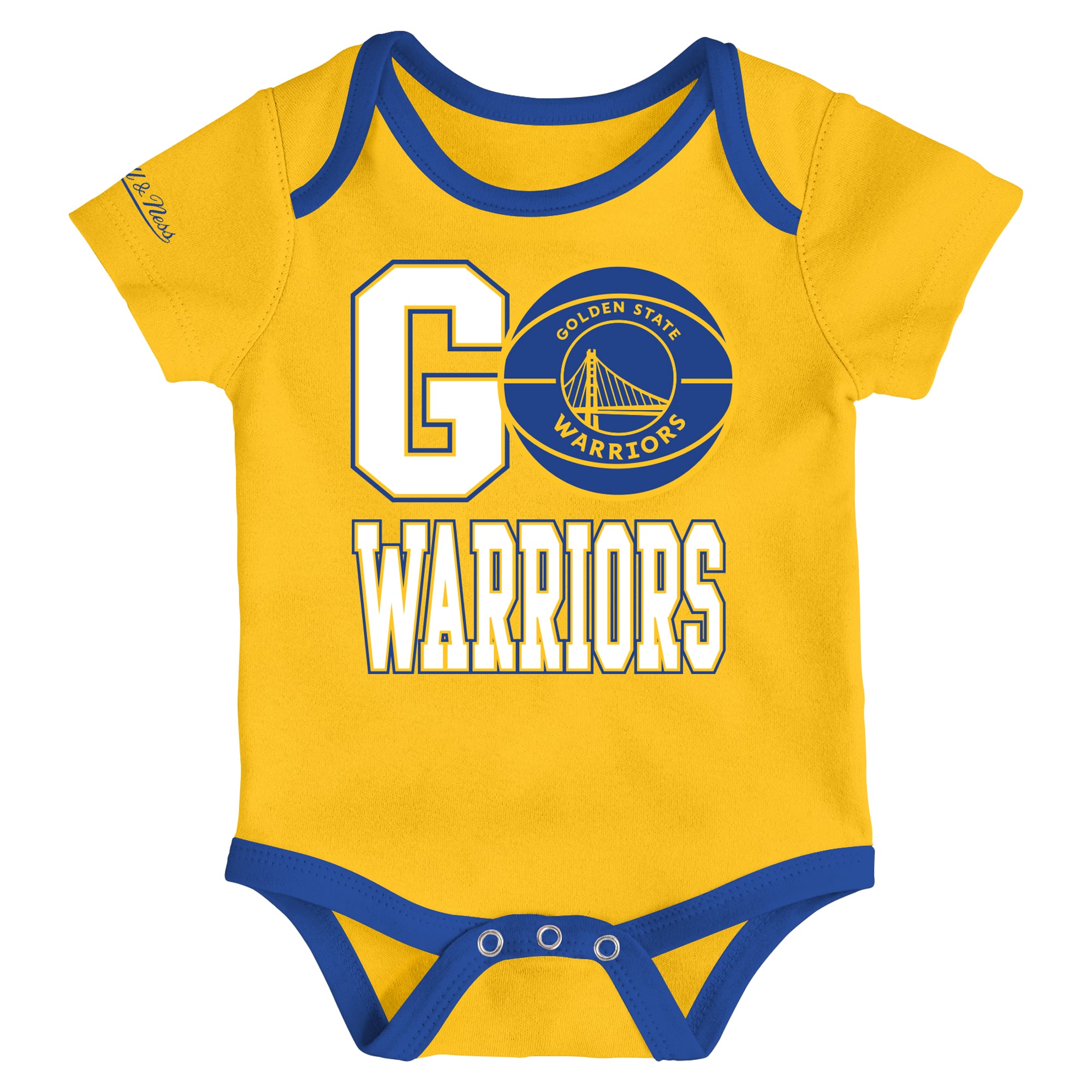 Ensemble de 3 bodies Mitchell & Ness Golden State Warriors pour bébé