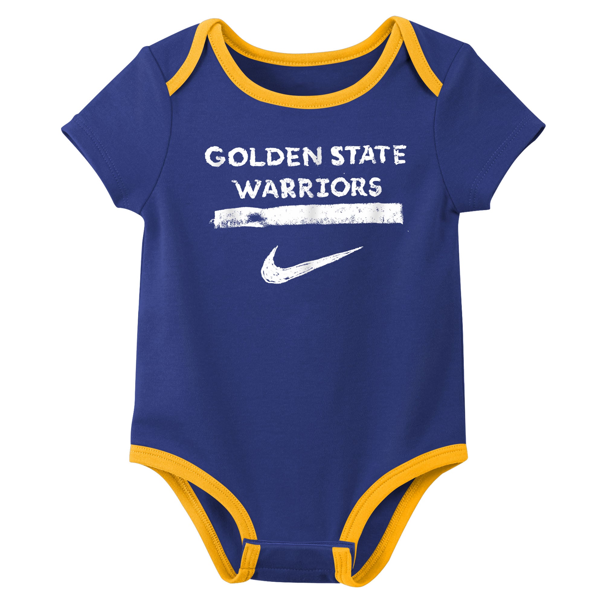 Ensemble de 2 bodys Nike Royal Golden State Warriors Courtside Premier pour bébé