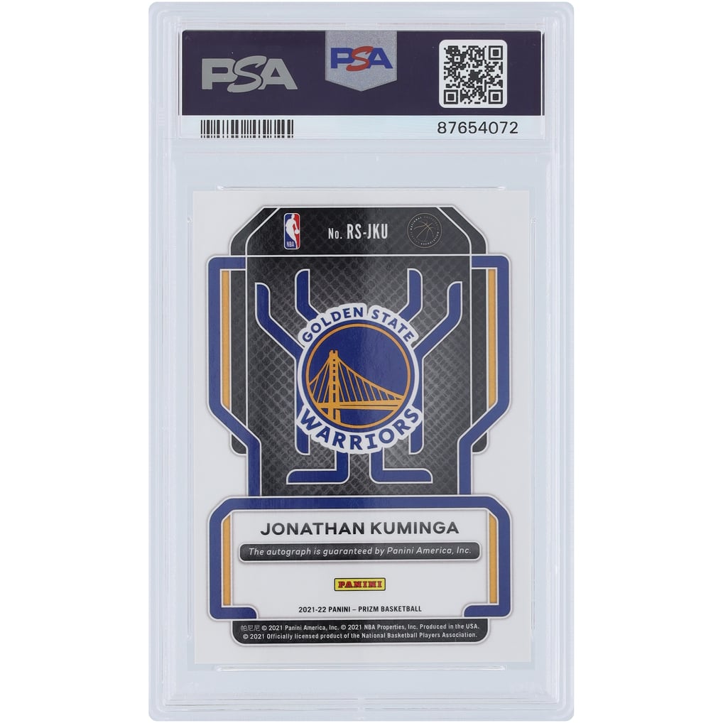 Jonathan Kuminga Golden State Warriors Autographed 2021-22 Panini 