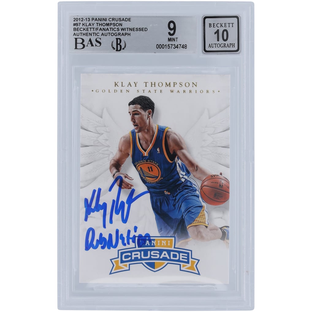 Klay Thompson Golden State Warriors Autographed 2012-13 Panini 