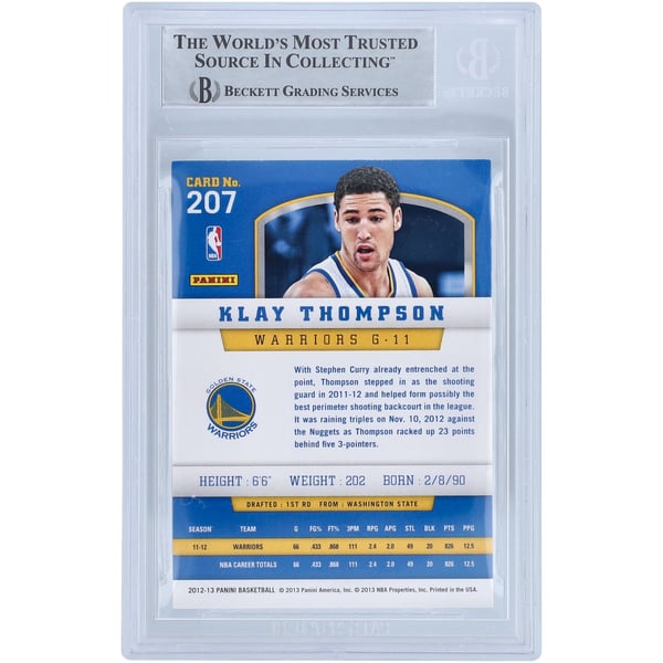 クレイ・トンプソン ゴールデンステート・ウォリアーズ 直筆サイン入り NBA  クレイ・トンプソン 証明書付き直筆サイン入りフォト ウォリアーズ