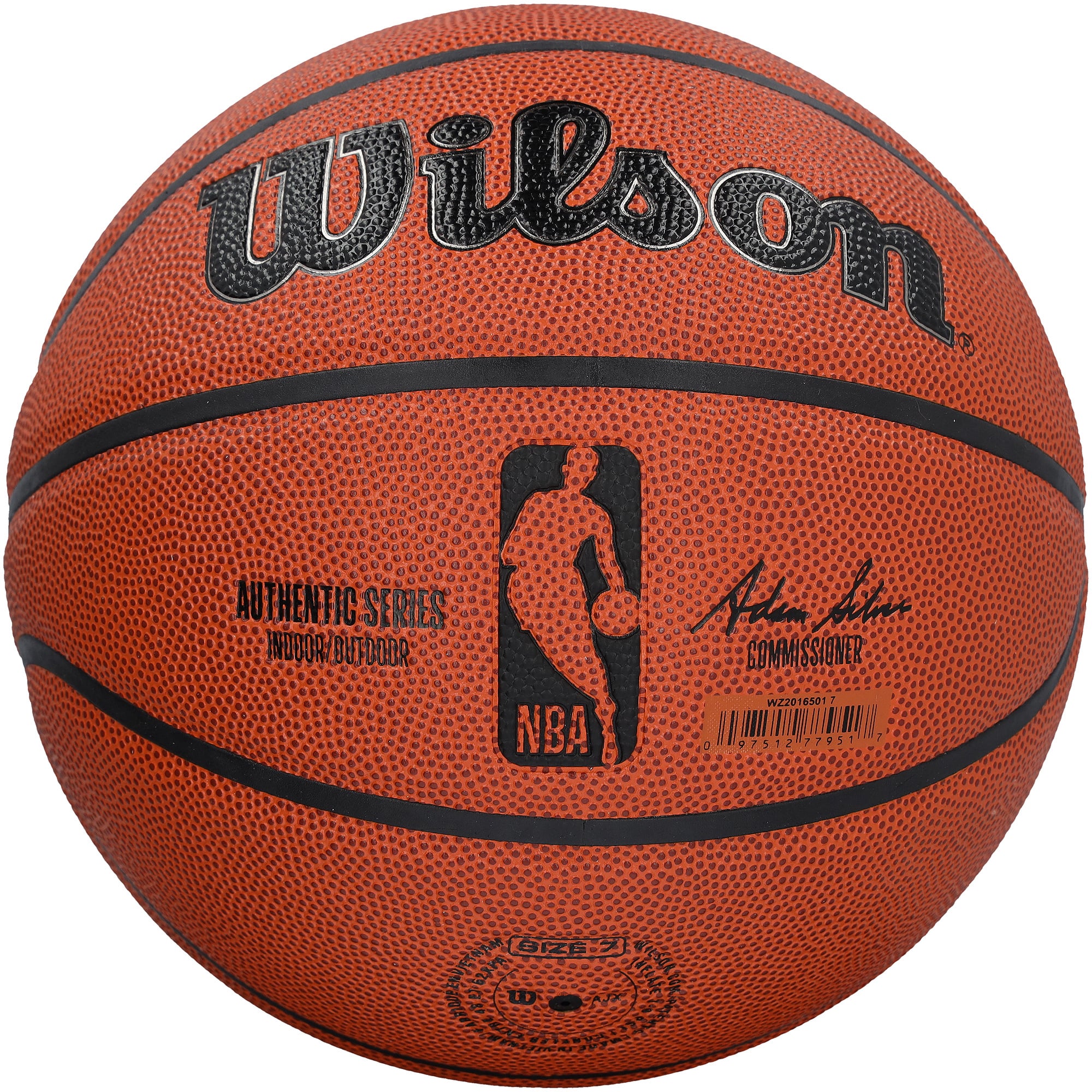 Ballon de basket-ball Wilson Authentic Series autographié par Klay Thompson des Golden State Warriors (intérieur/extérieur) avec inscriptions multiples - Édition limitée à 10 exemplaires