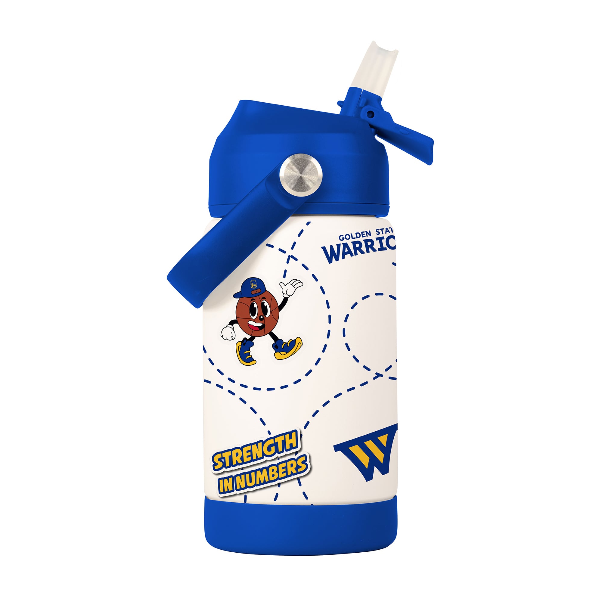 Logo Brands Golden State Warriors 12oz. Mascot Bottle