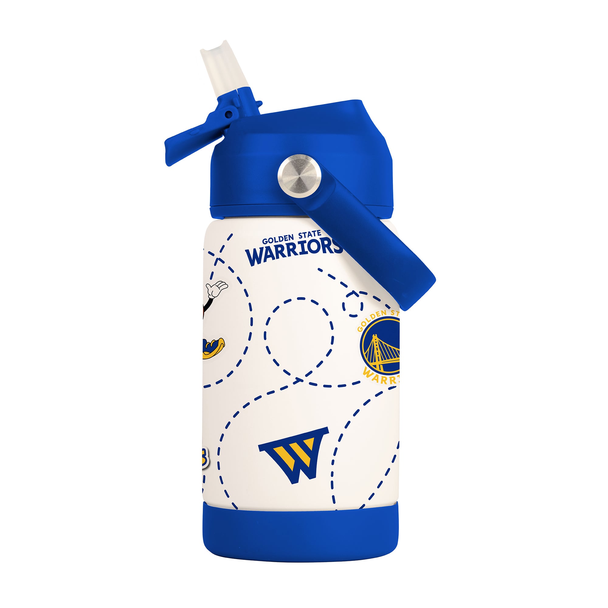 Logo Brands Golden State Warriors 12oz. Mascot Bottle