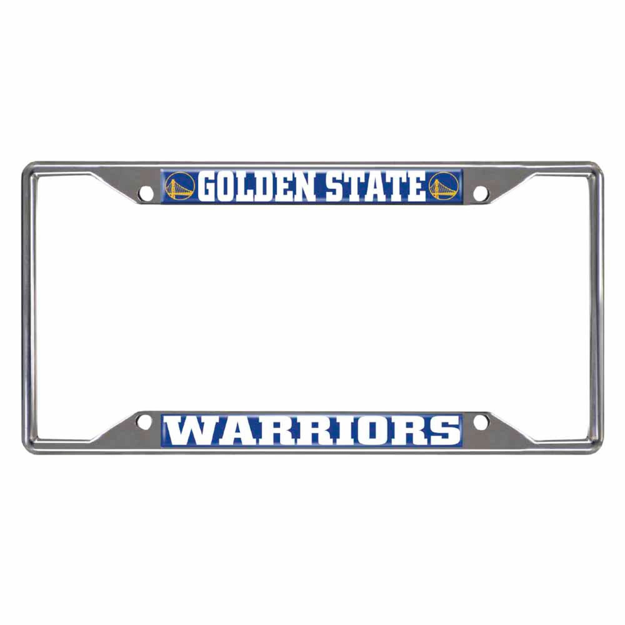 Logo Brands Golden State Warriors Chrome License Plate Frame