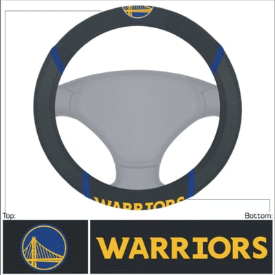 Golden State Warriors Logo Brands Steering Wheel Cover