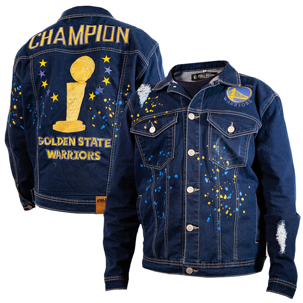 Male FISSL Denim Golden State Warriors 2022 NBA Finals Champions 