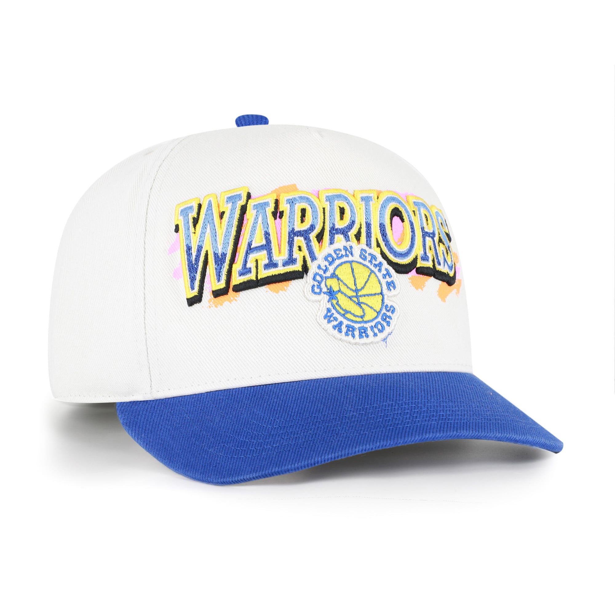 Casquette ajustable pour homme '47 crème Golden State Warriors City Paint Hitch