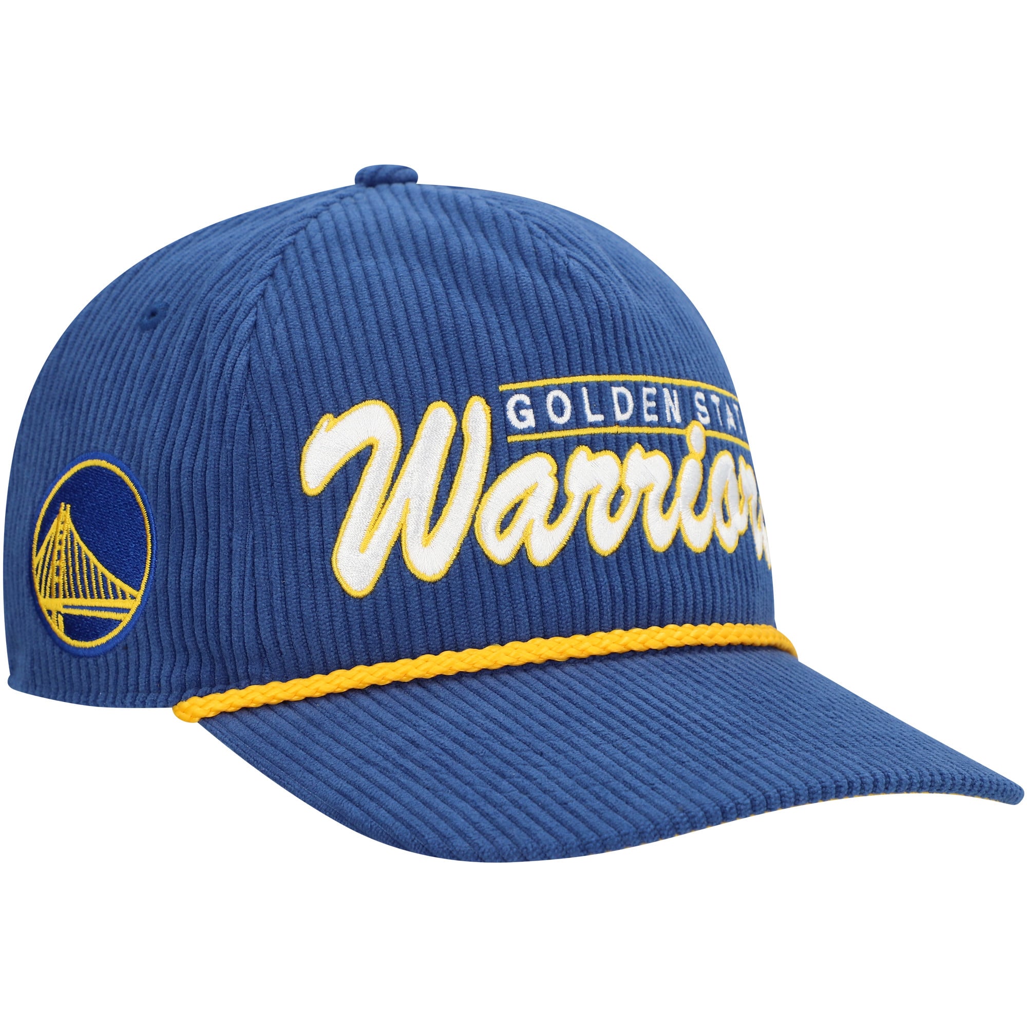 Men's Golden State Warriors '47 Royal Double Header Sidepatch Cord Hitch Adjustable Hat