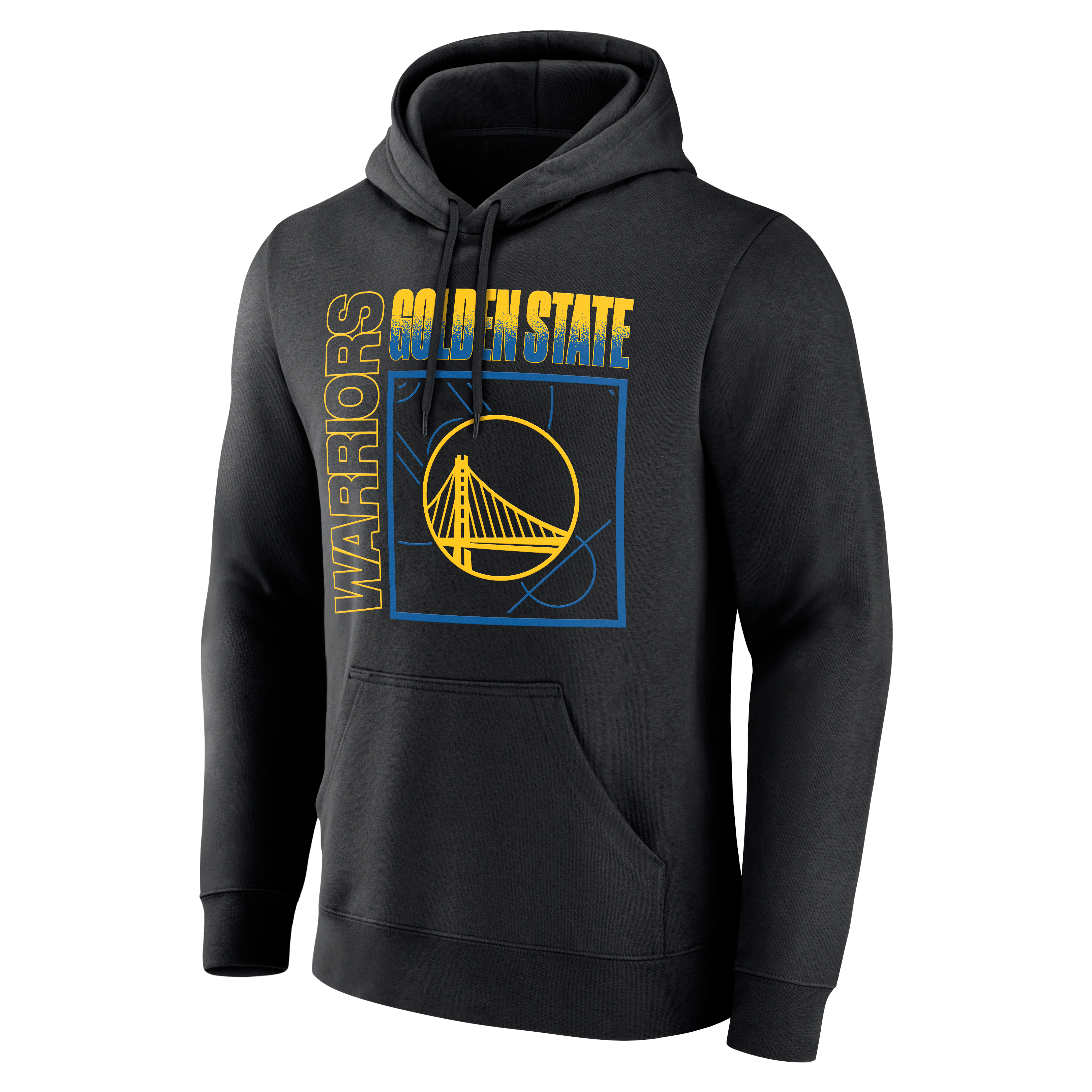 Sweat à capuche noir pour homme Golden State Warriors Home Court Pop personnalisé avec nom et numéro