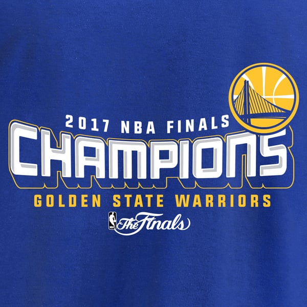 Golden State Warriors Champions 2017 Logo New Era Cap Announces Golden