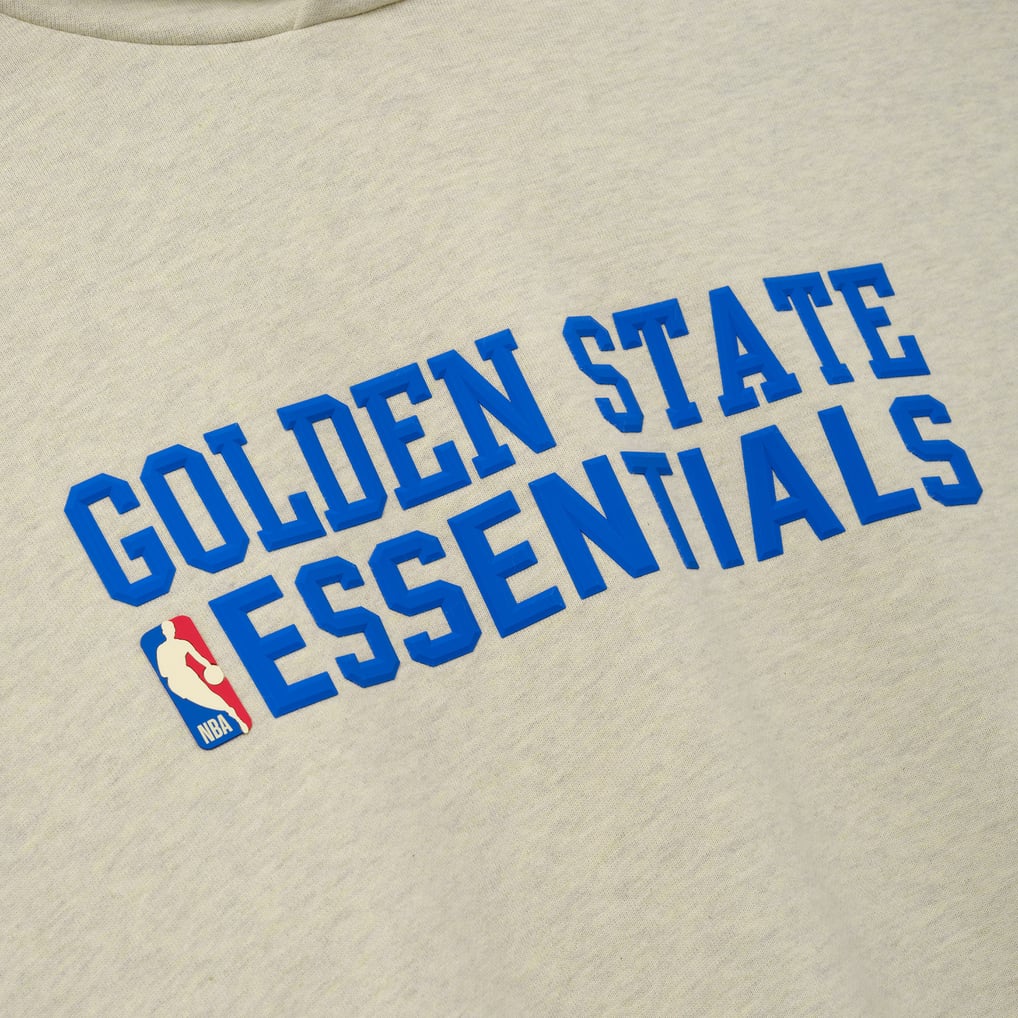 Men's Fear of God Cream Golden State Warriors 90s Relaxed Hoodie