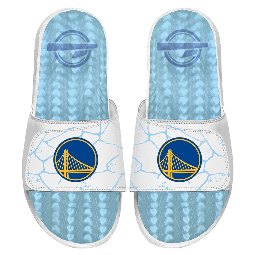 GOLDEN STATE WARRIORS Slip on Sandals Youth ISlide Black Golden State Warriors Primary Motive  main image 2