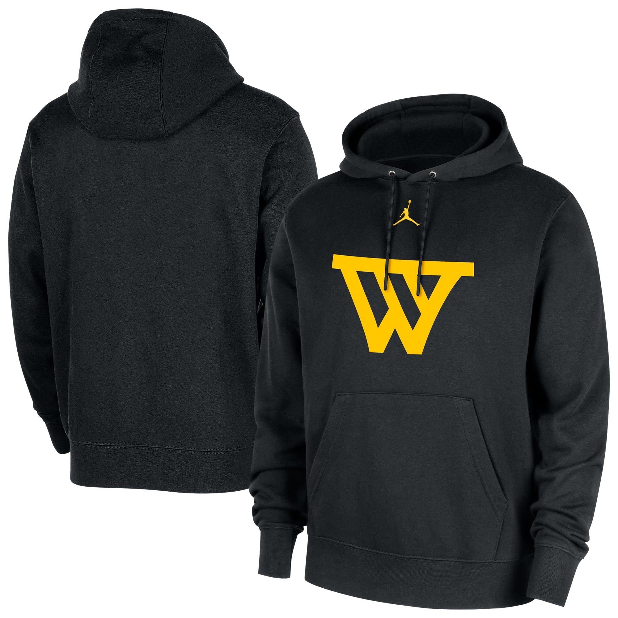 Sweat à capuche Jordan Brand noir Golden State Warriors Statement Edition Club Fleece pour homme