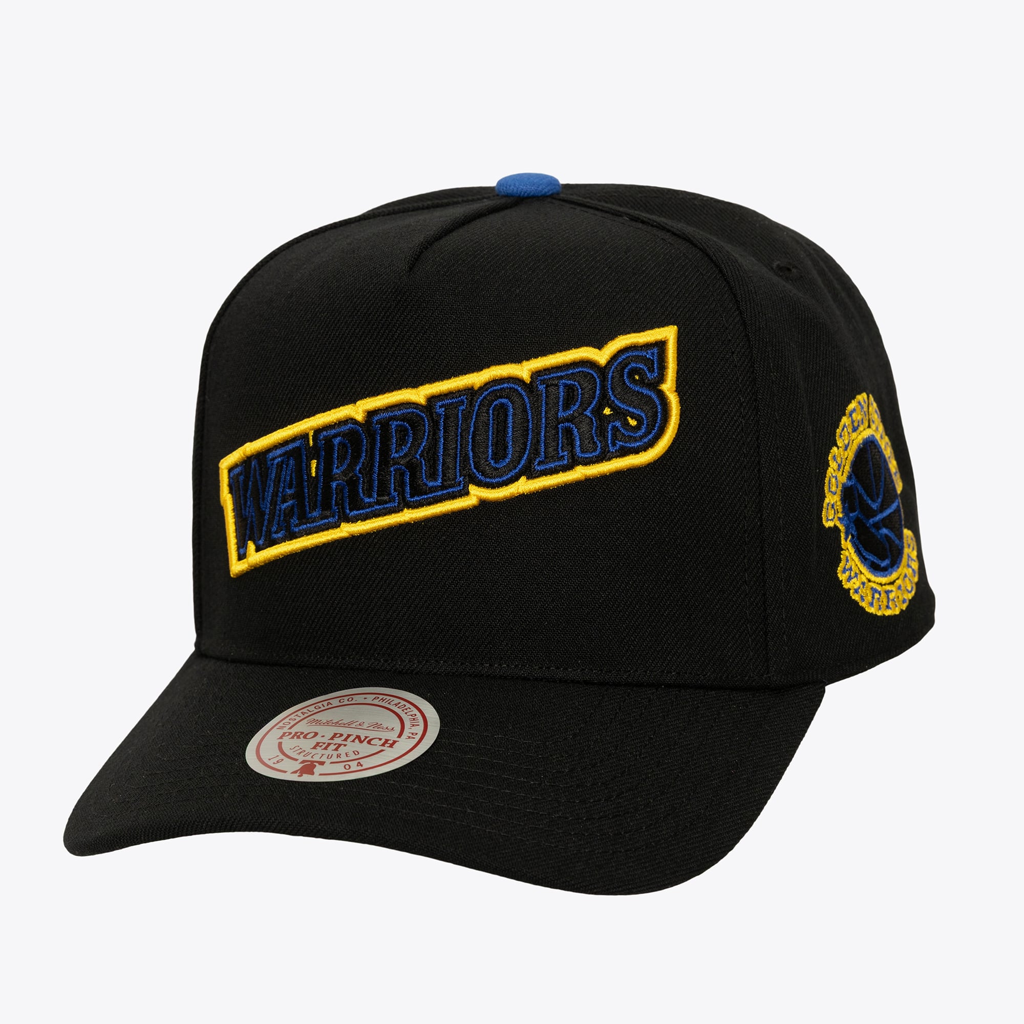 Men's Golden State Warriors Mitchell & Ness Black Class Act Pro Snapback Hat