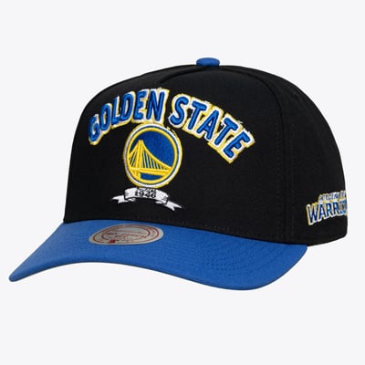 Golden State Warriors Mitchell & Ness True Legacy Pro Adjustable Hat - Black