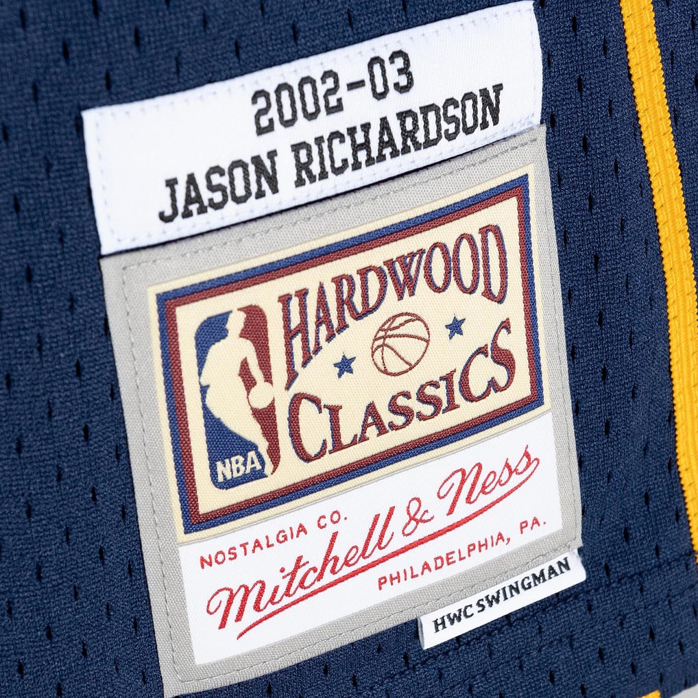 Maillot NBA Jason Richardson Warriors - Année Du Serpent, Neuf Avec étiquette Mitchell & Ness