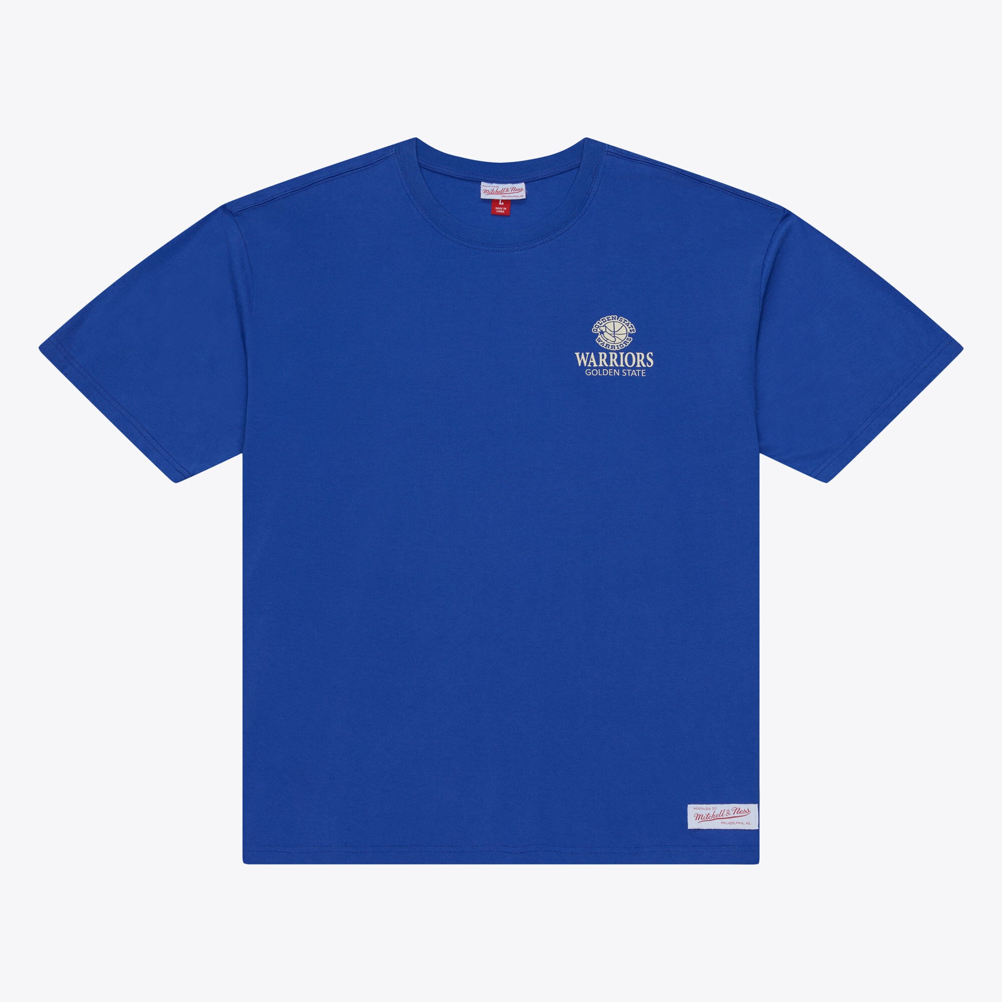 T-shirt Mitchell & Ness Royal Golden State Warriors Core Essentials pour homme