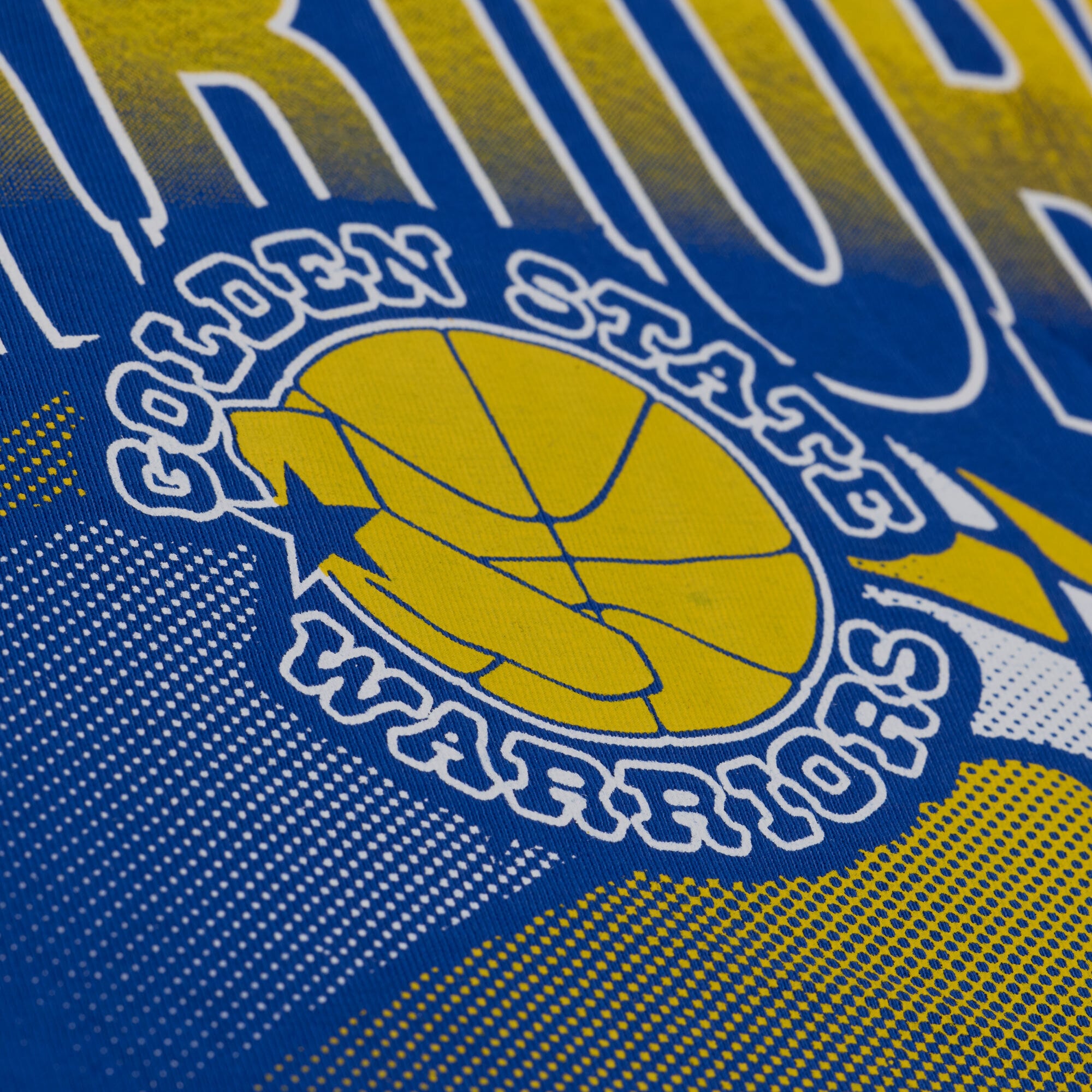 T-shirt graphique Mitchell & Ness Royal Golden State Warriors pour homme