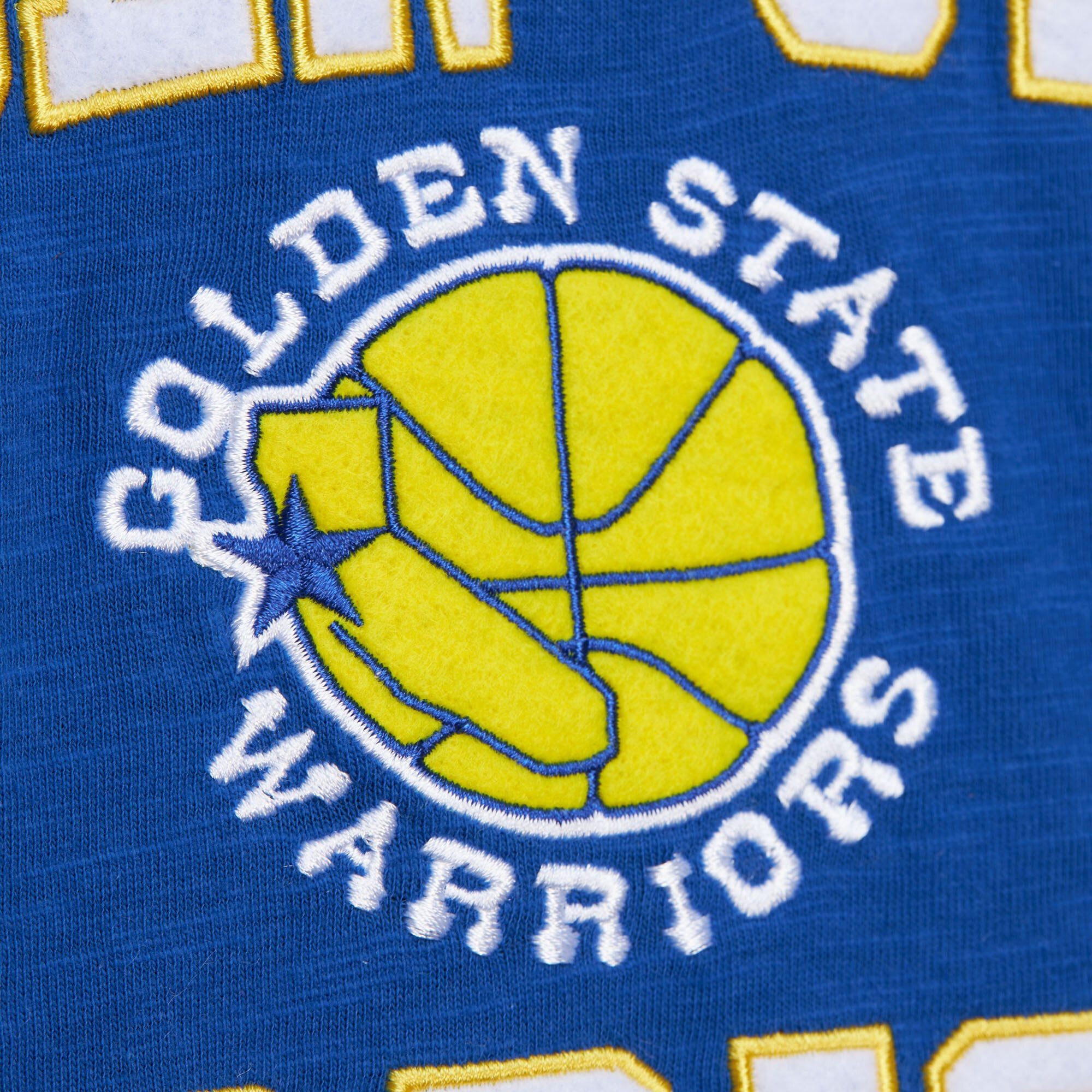 T-shirt Mitchell & Ness Royal Golden State Warriors Hardwood Classics Legendary Slub pour homme
