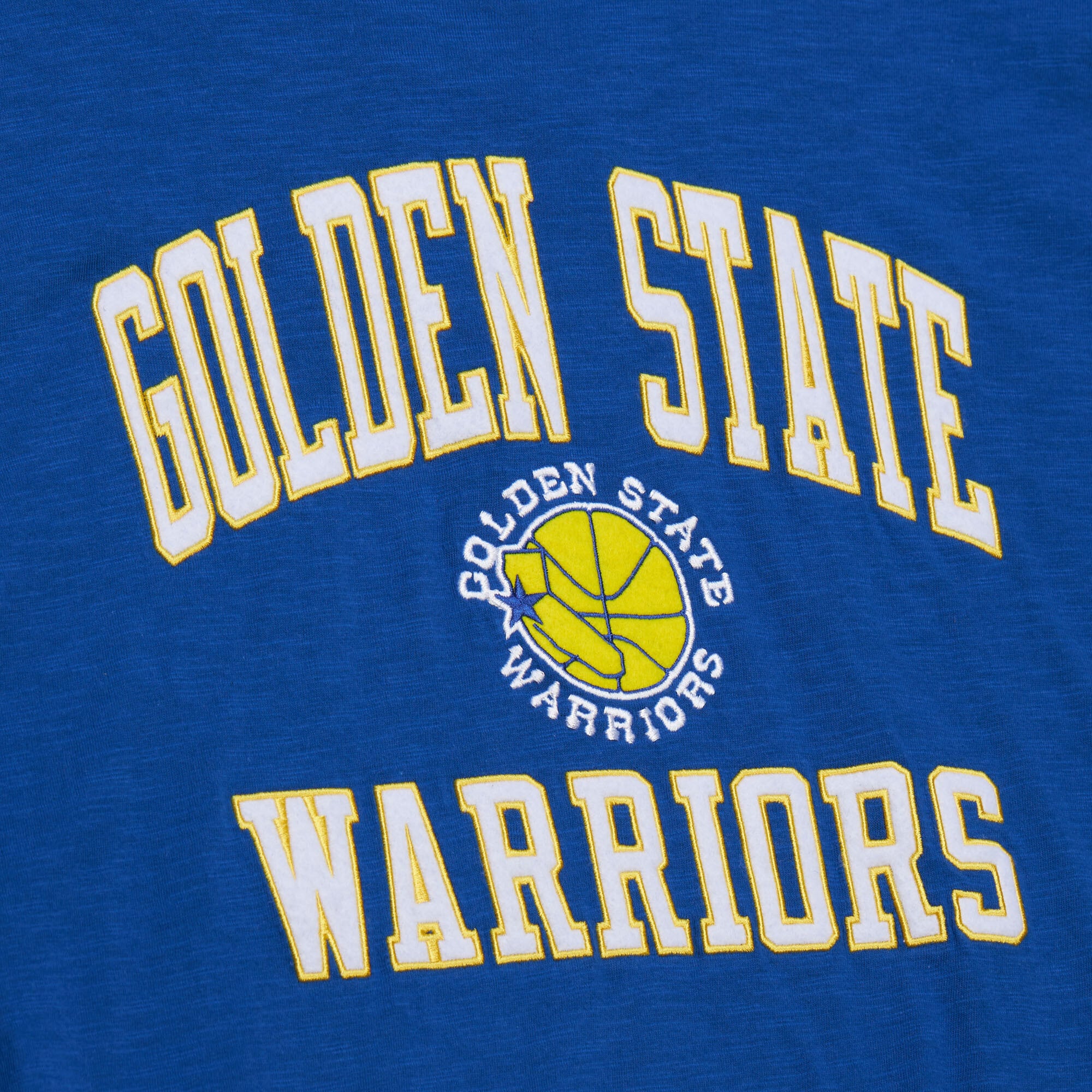 T-shirt Mitchell & Ness Royal Golden State Warriors Hardwood Classics Legendary Slub pour homme