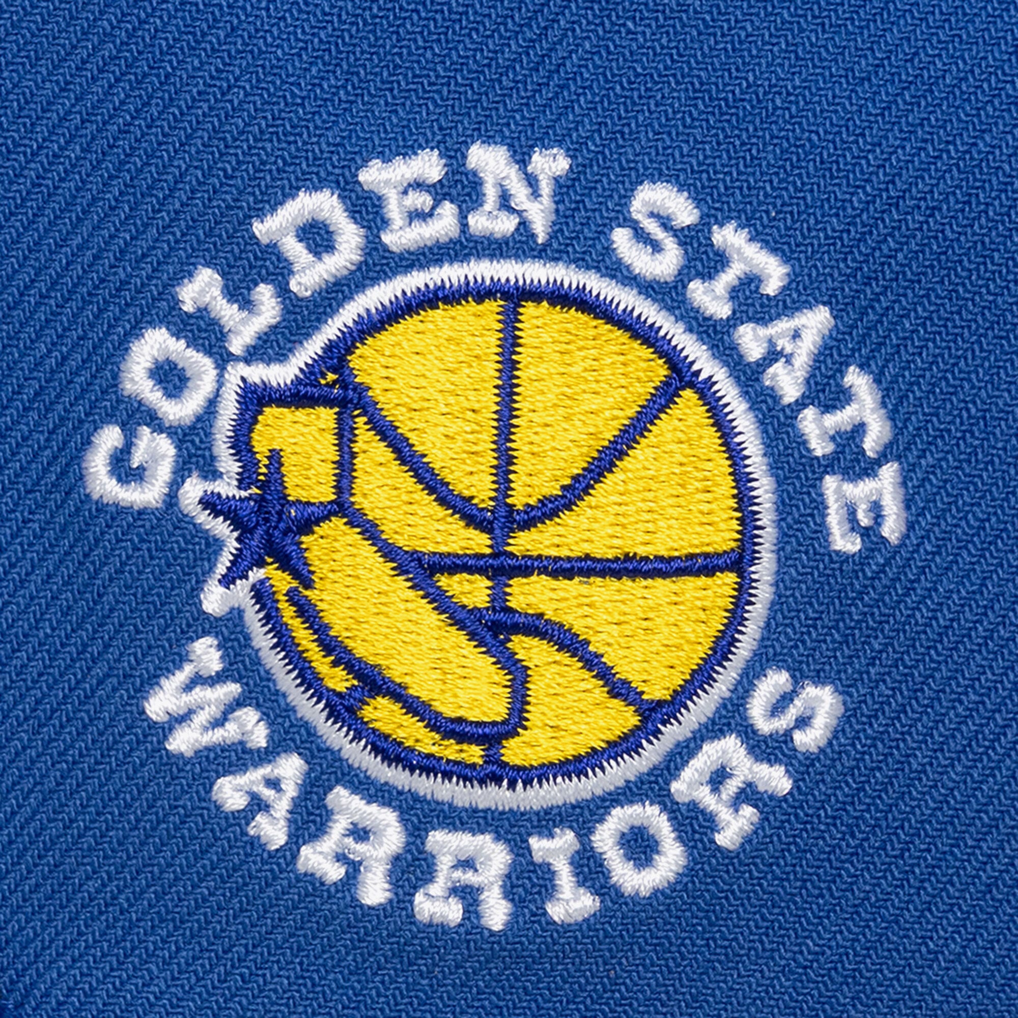 Casquette snapback Mitchell & Ness Royal Golden State Warriors pour homme