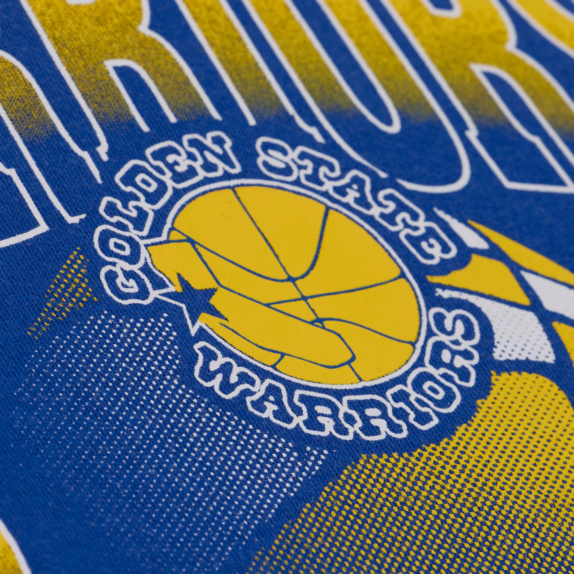 Sweat à capuche Mitchell & Ness Royal Golden State Warriors Street Graphics pour homme