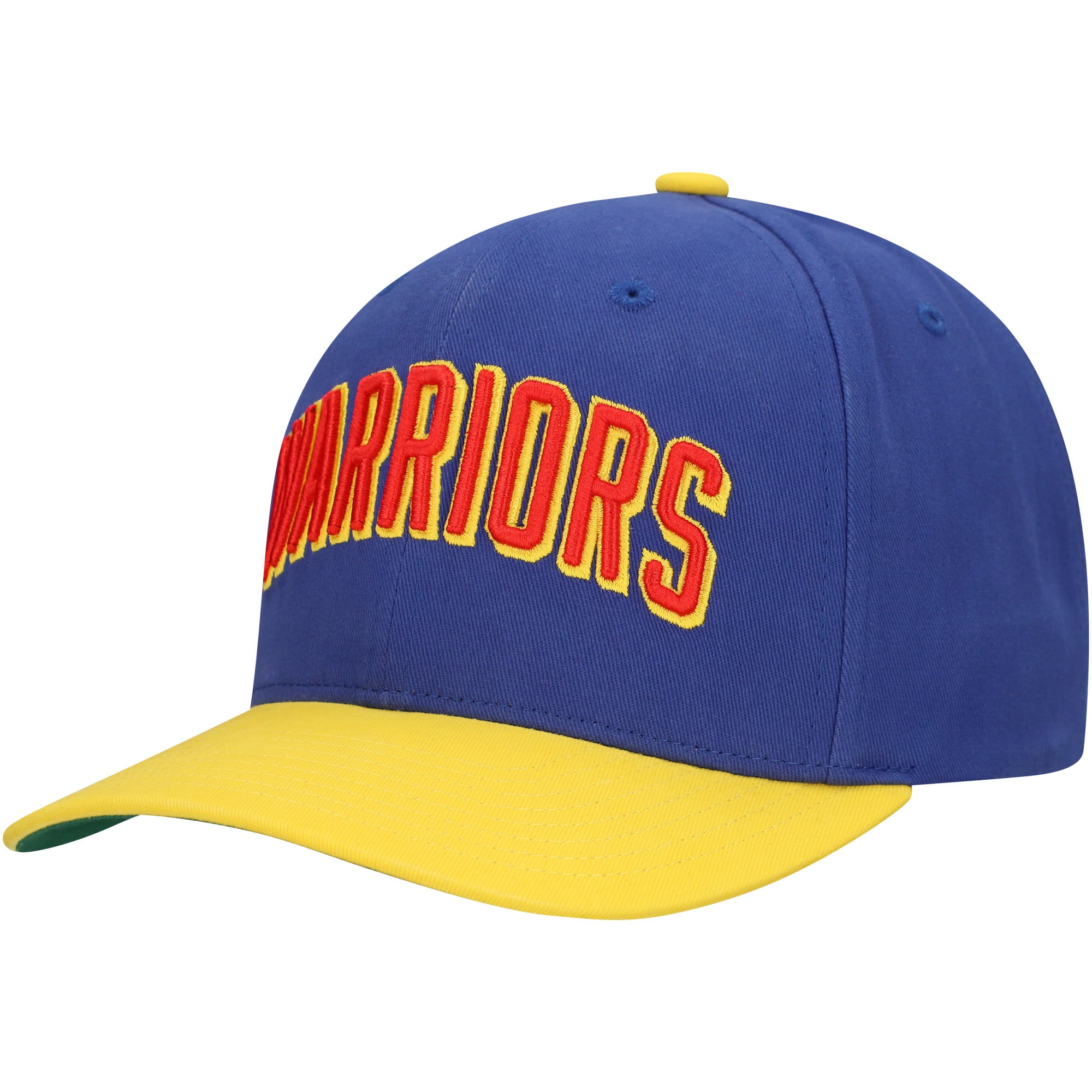 Men's Golden State Warriors Mitchell & Ness Royal/Gold Team Up Classic Edition Adjustable Hat
