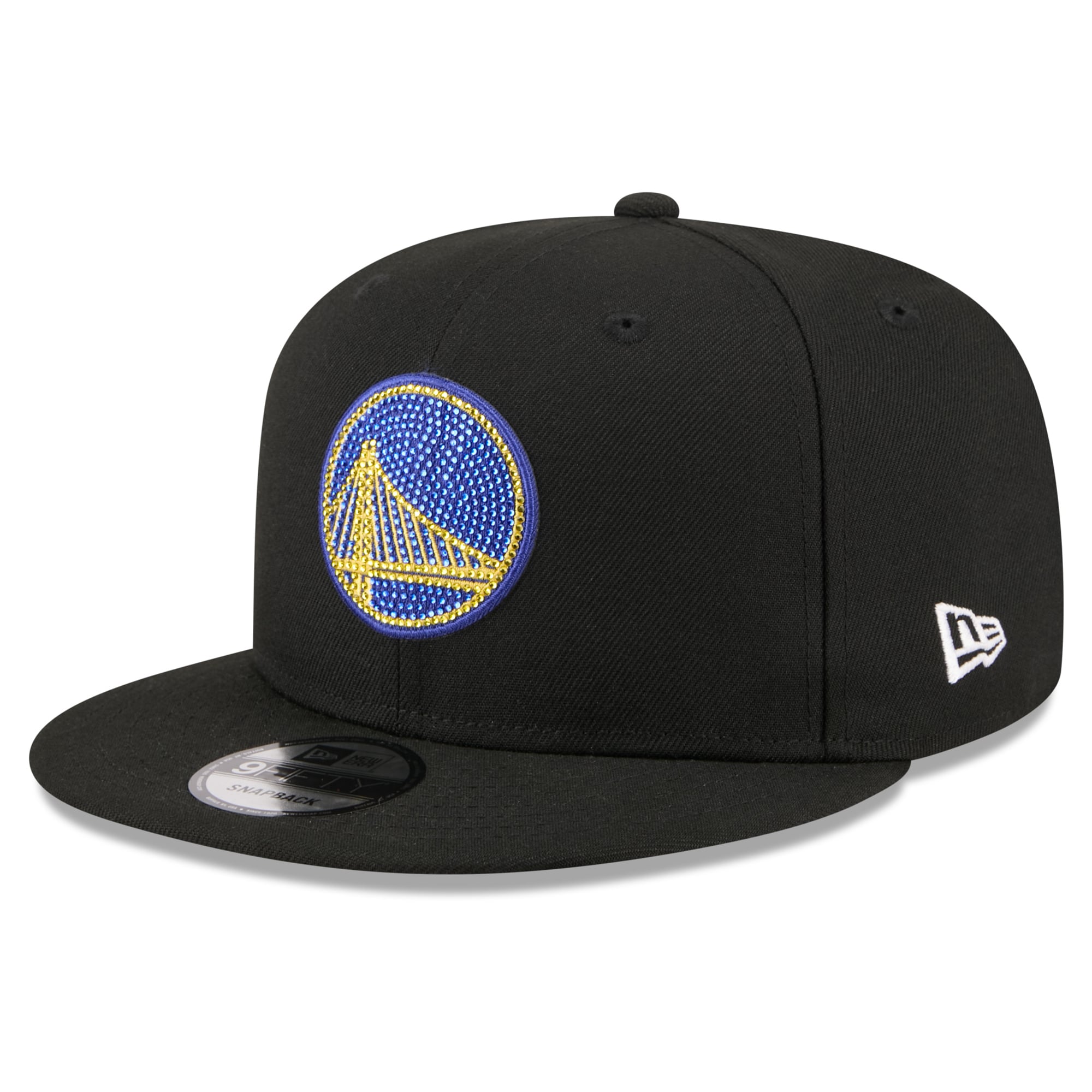Men's New Era Black Golden State Warriors 2026 NBA Draft Crystal 9FIFTY Snapback Hat