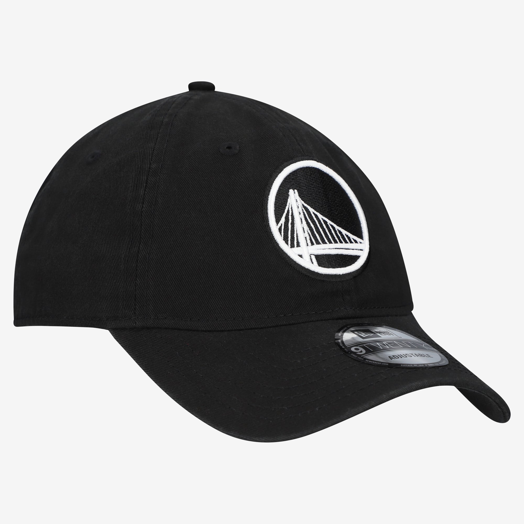 Men's New Era Black Golden State Warriors 9TWENTY Adjustable Hat