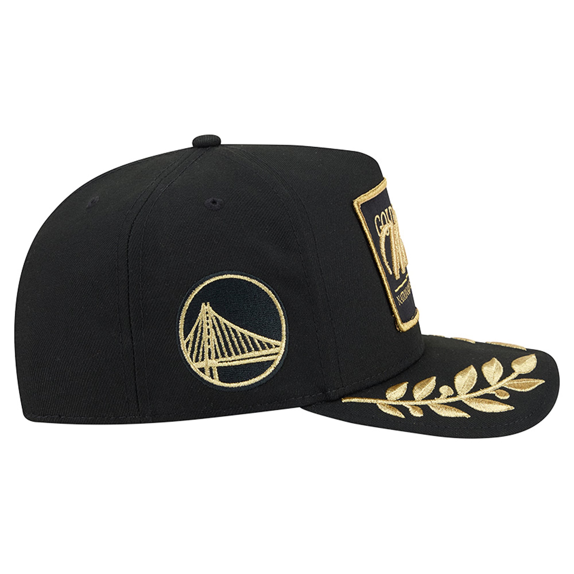 Men's New Era Black Golden State Warriors Golden 9FIFTY Snapback Hat