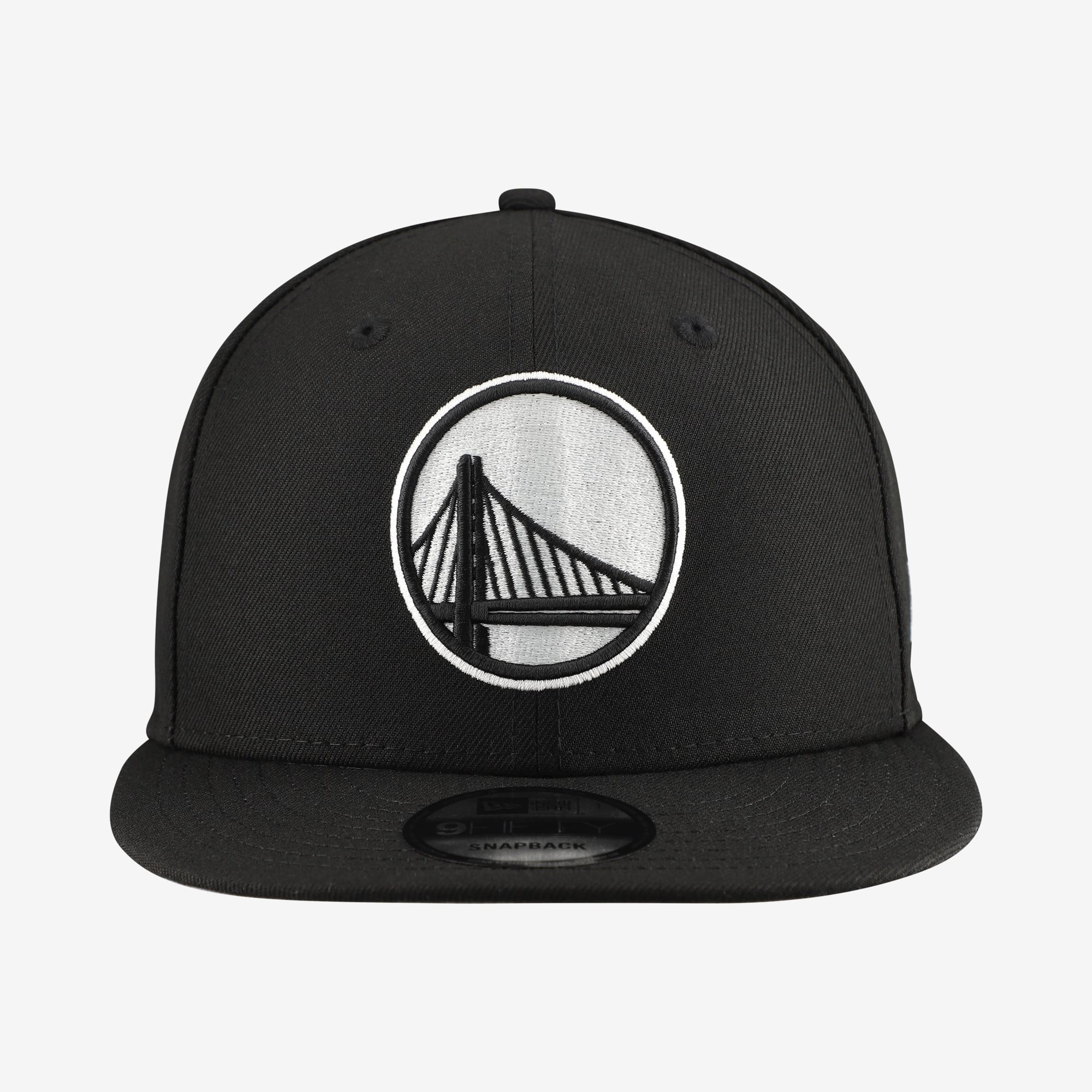 Men's New Era  Black Golden State Warriors Team 9FIFTY Snapback Hat