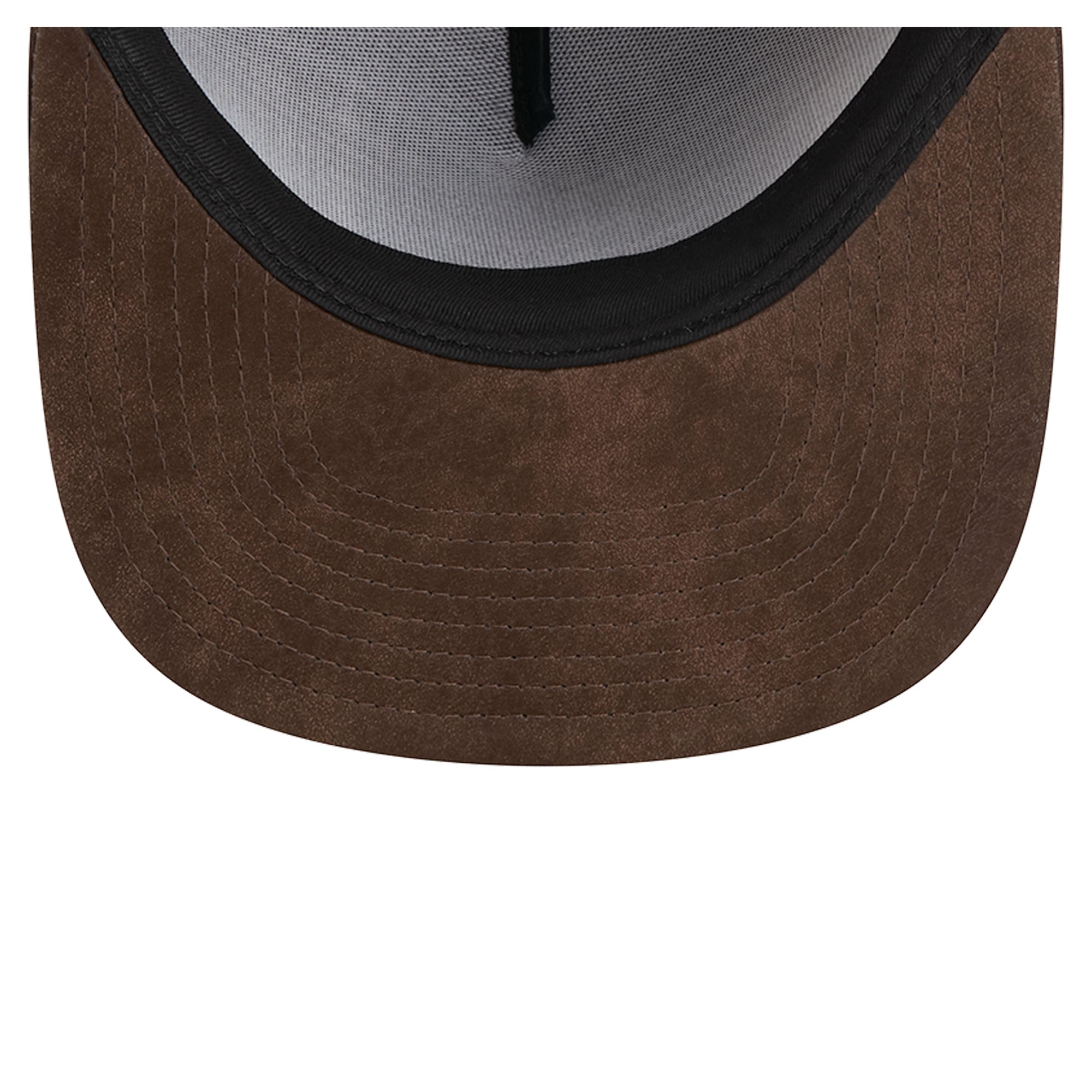 Casquette ajustable New Era 9FIFTY à carreaux marron Golden State Warriors pour homme