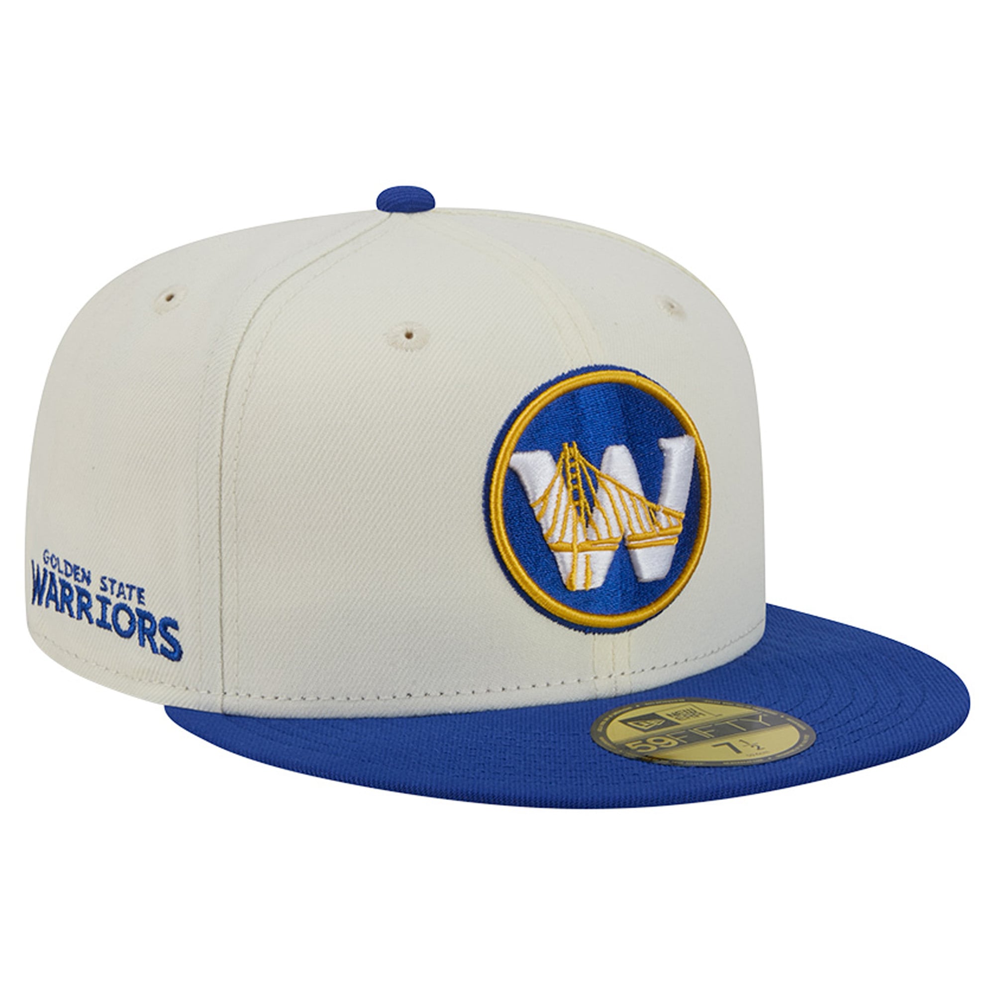Casquette ajustée New Era Deceptor 59FIFTY pour homme, couleur crème/bleu roi