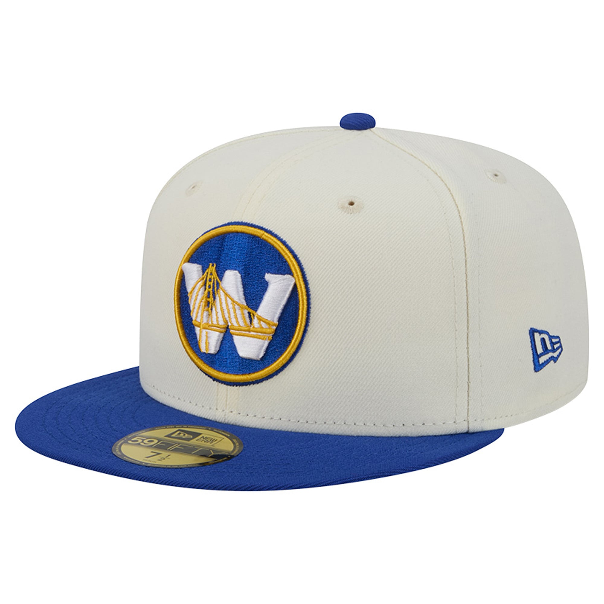 Casquette ajustée New Era Deceptor 59FIFTY pour homme, couleur crème/bleu roi