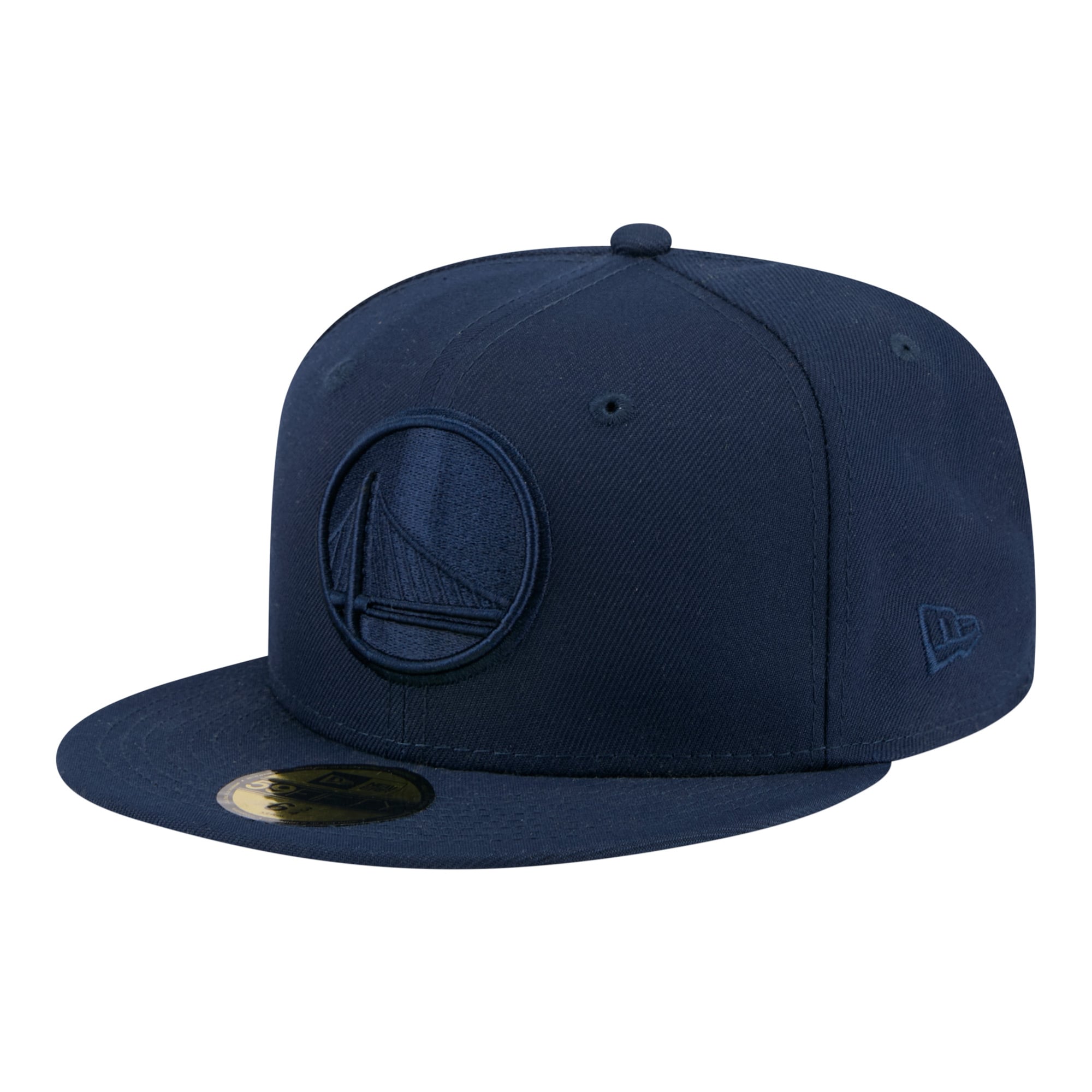 Men's Golden State Warriors New Era Navy Tonal Color Pack 59FIFTY Fitted Hat