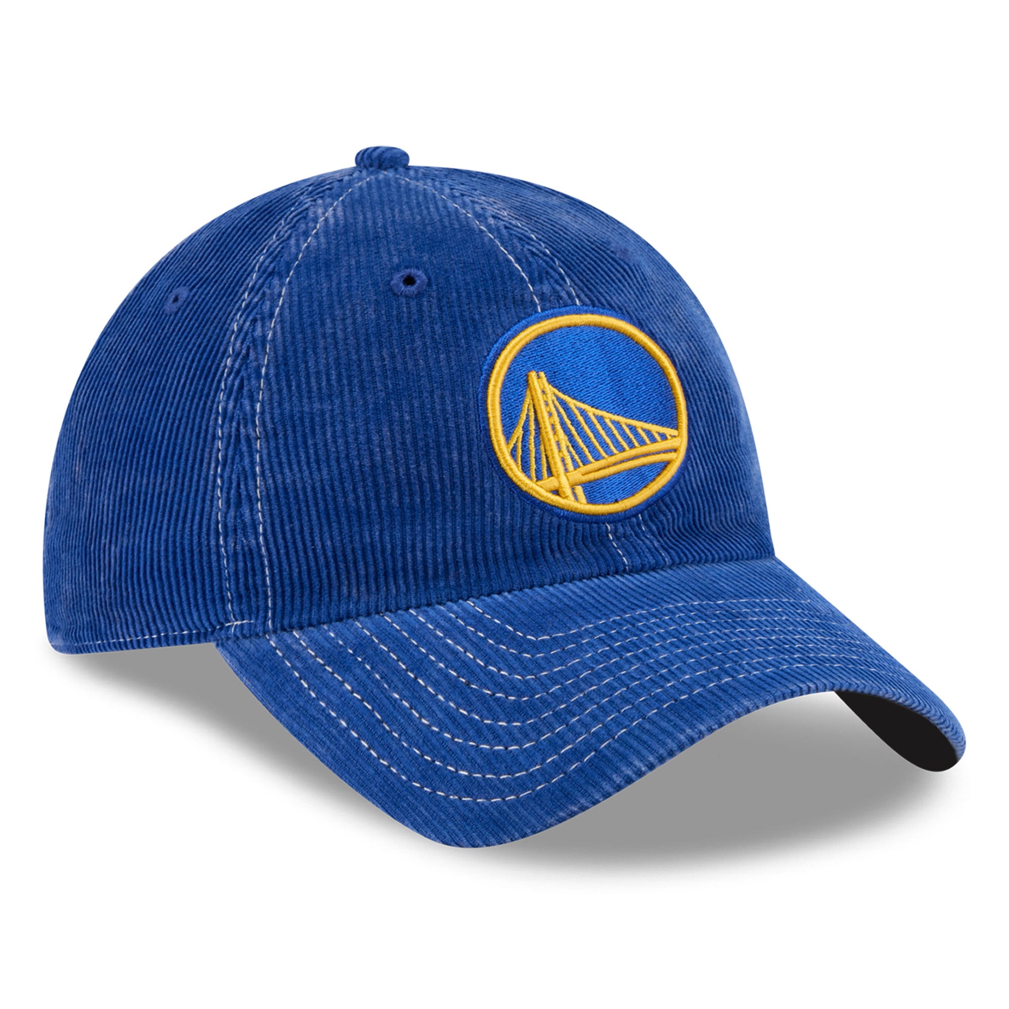 Men's New Era Royal Golden State Warriors Corduroy Casual Classic Adjustable Hat
