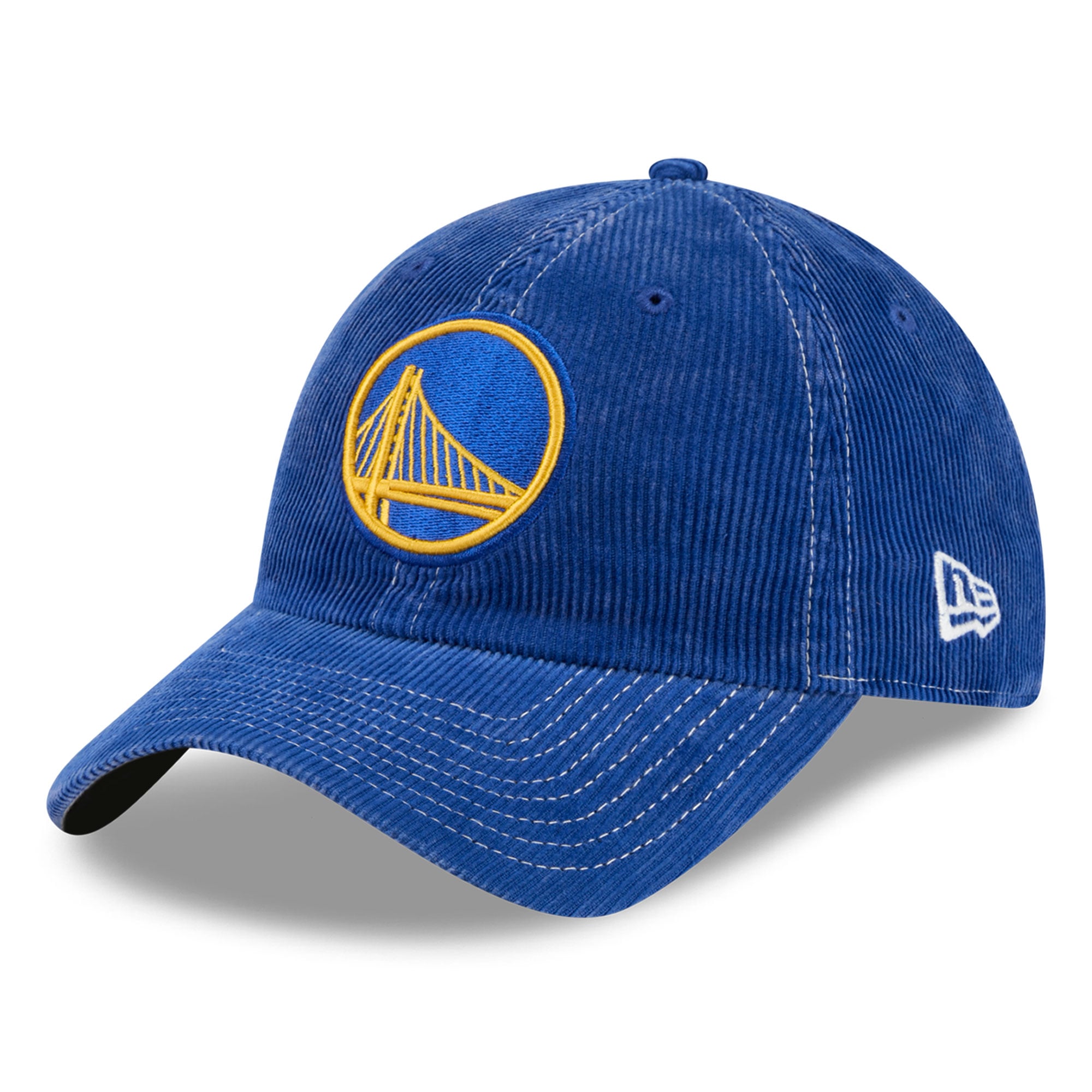 Men's New Era Royal Golden State Warriors Corduroy Casual Classic Adjustable Hat