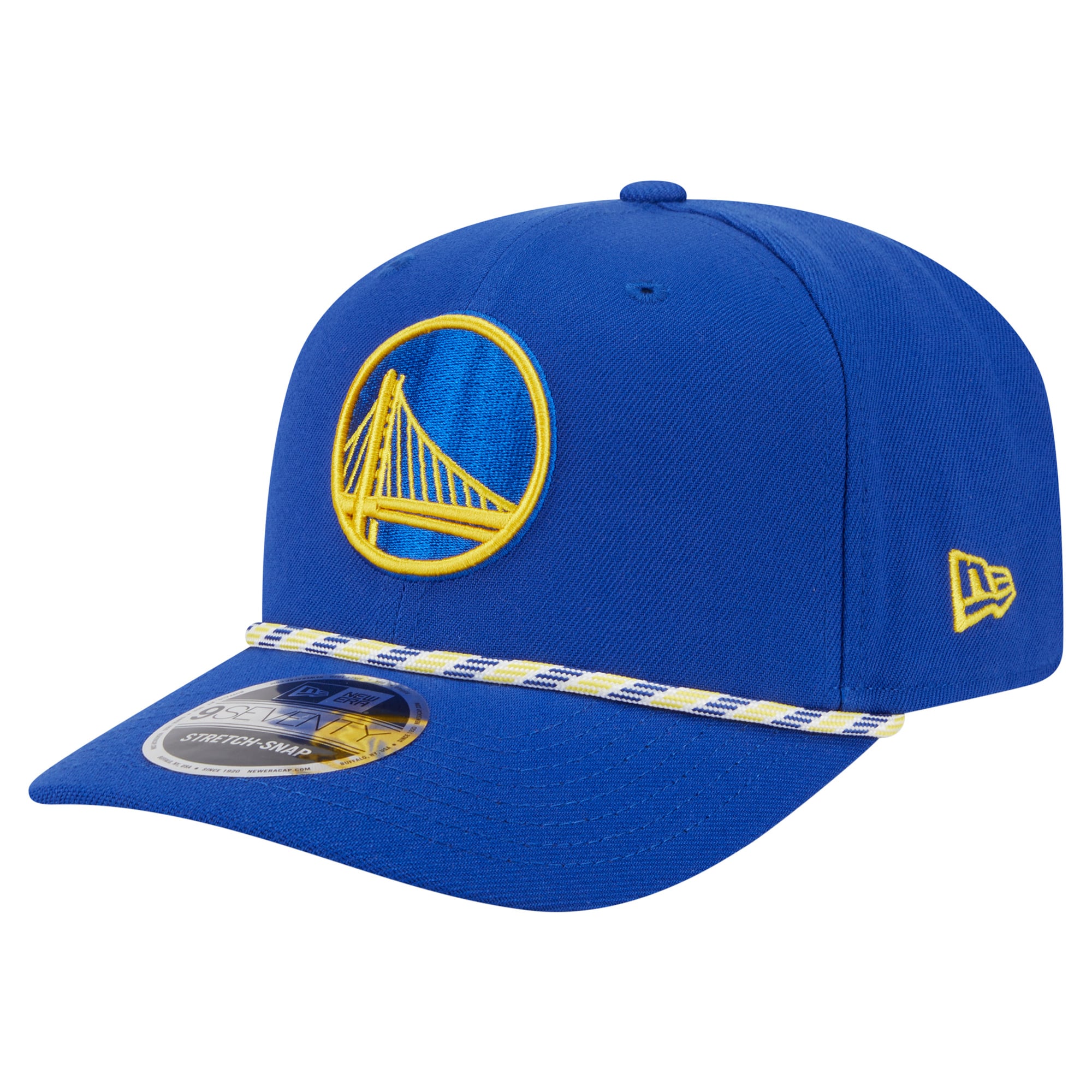 Men's New Era Royal Golden State Warriors Multi-Rope 9SEVENTY Adjustable Hat