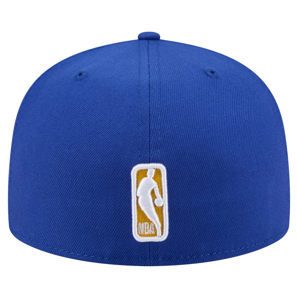 Golden State Warriors New Era State Stitch 59FIFTY Fitted Hat - Royal