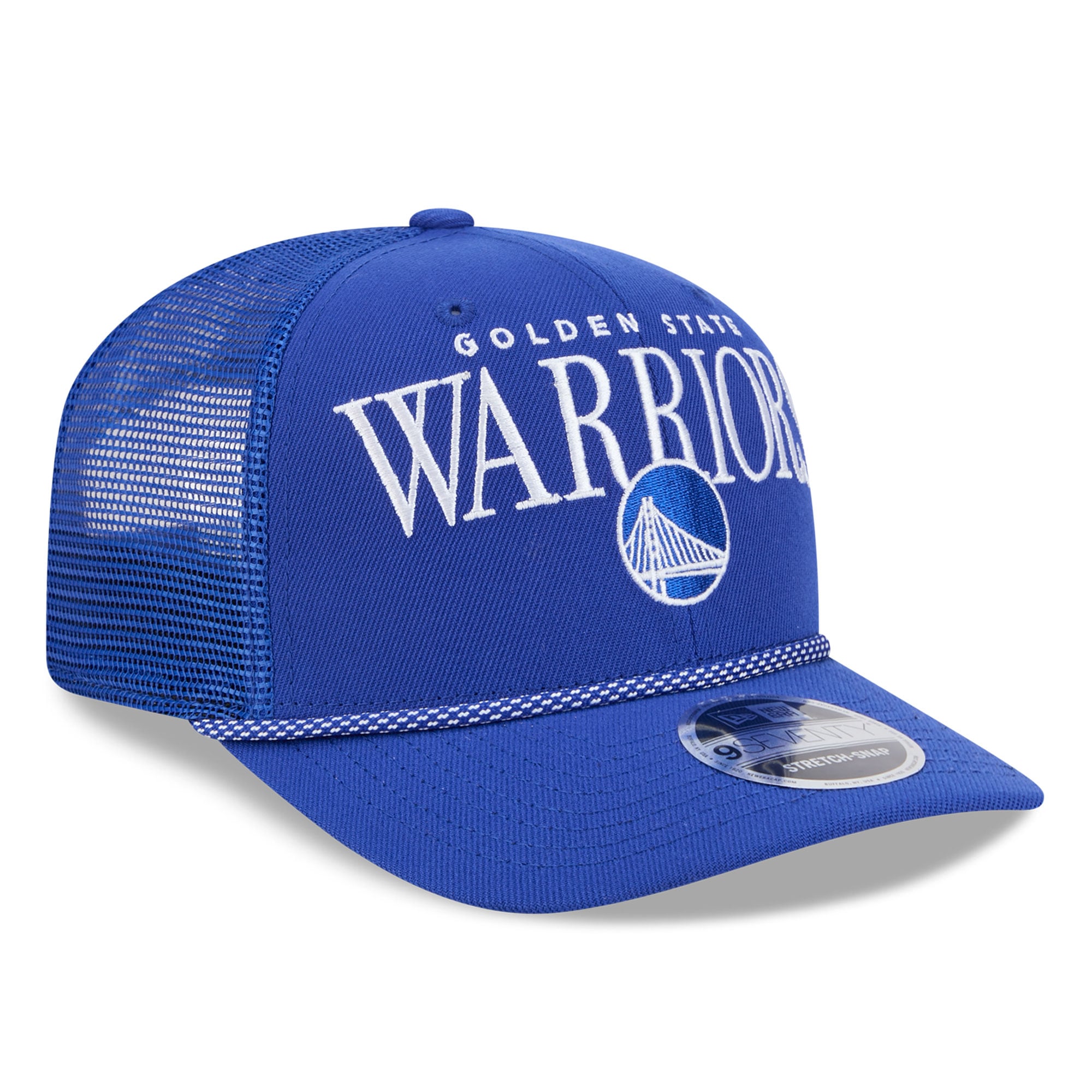 Men's New Era Royal Golden State Warriors Tonal 9SEVENTY Adjustable Trucker Hat
