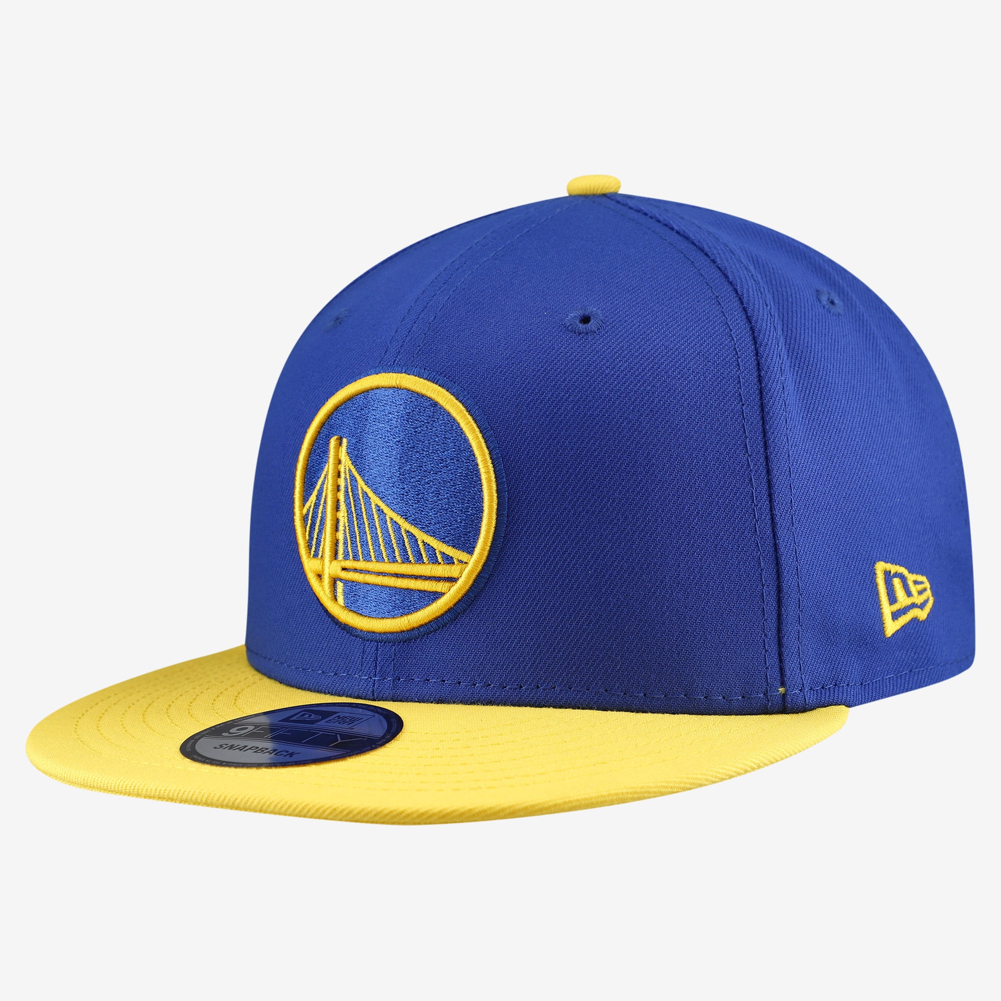 Men's New Era Royal Golden State Warriors Two-Tone 9FIFTY Snapback Hat