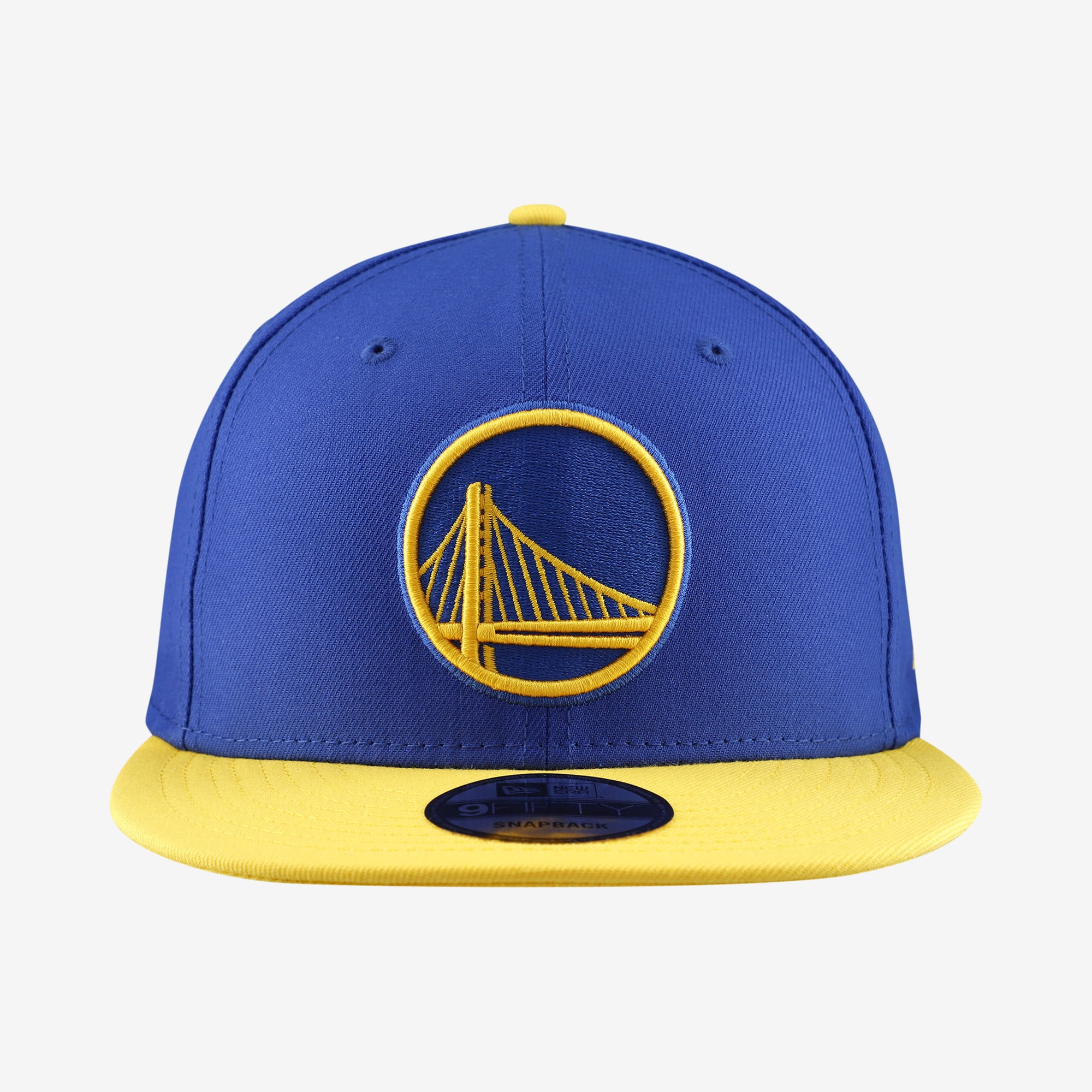 Men's New Era Royal Golden State Warriors Two-Tone 9FIFTY Snapback Hat