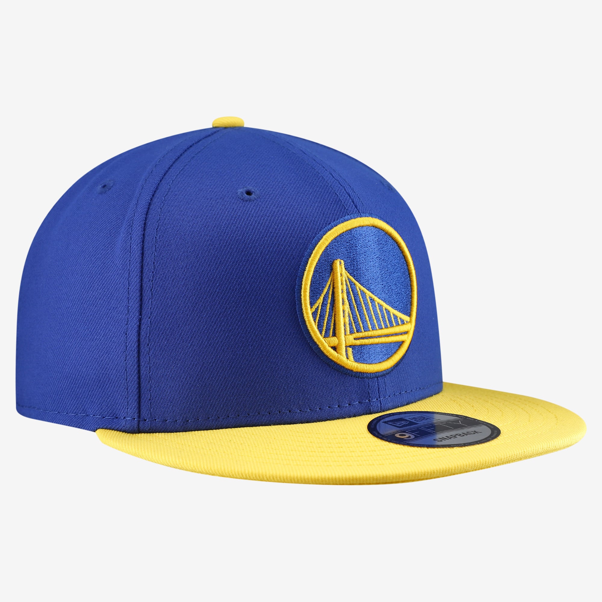 Men's New Era Royal Golden State Warriors Two-Tone 9FIFTY Snapback Hat