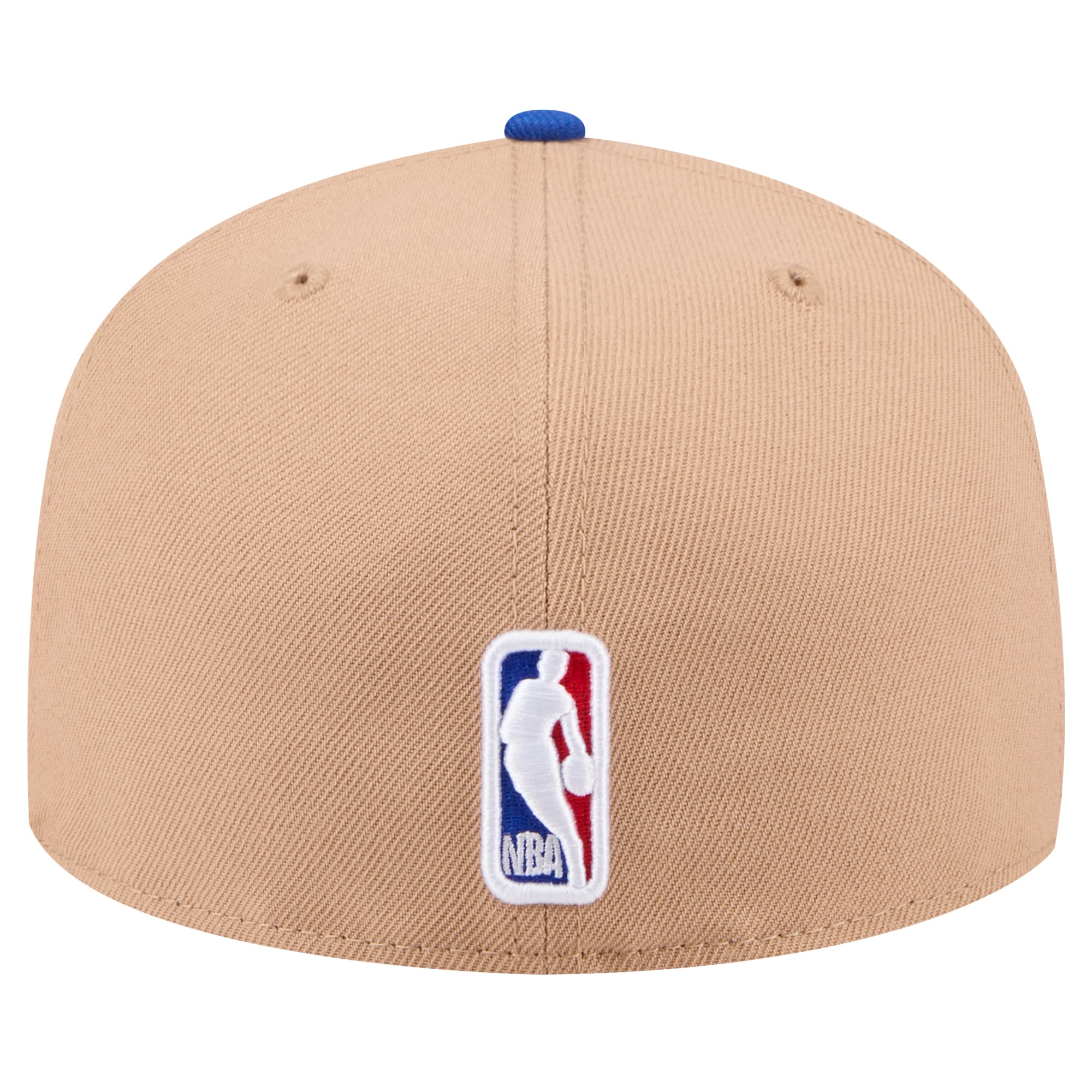 Men's New Era Tan/Royal Golden State Warriors 2024 NBA Draft 59FIFTY Fitted Hat
