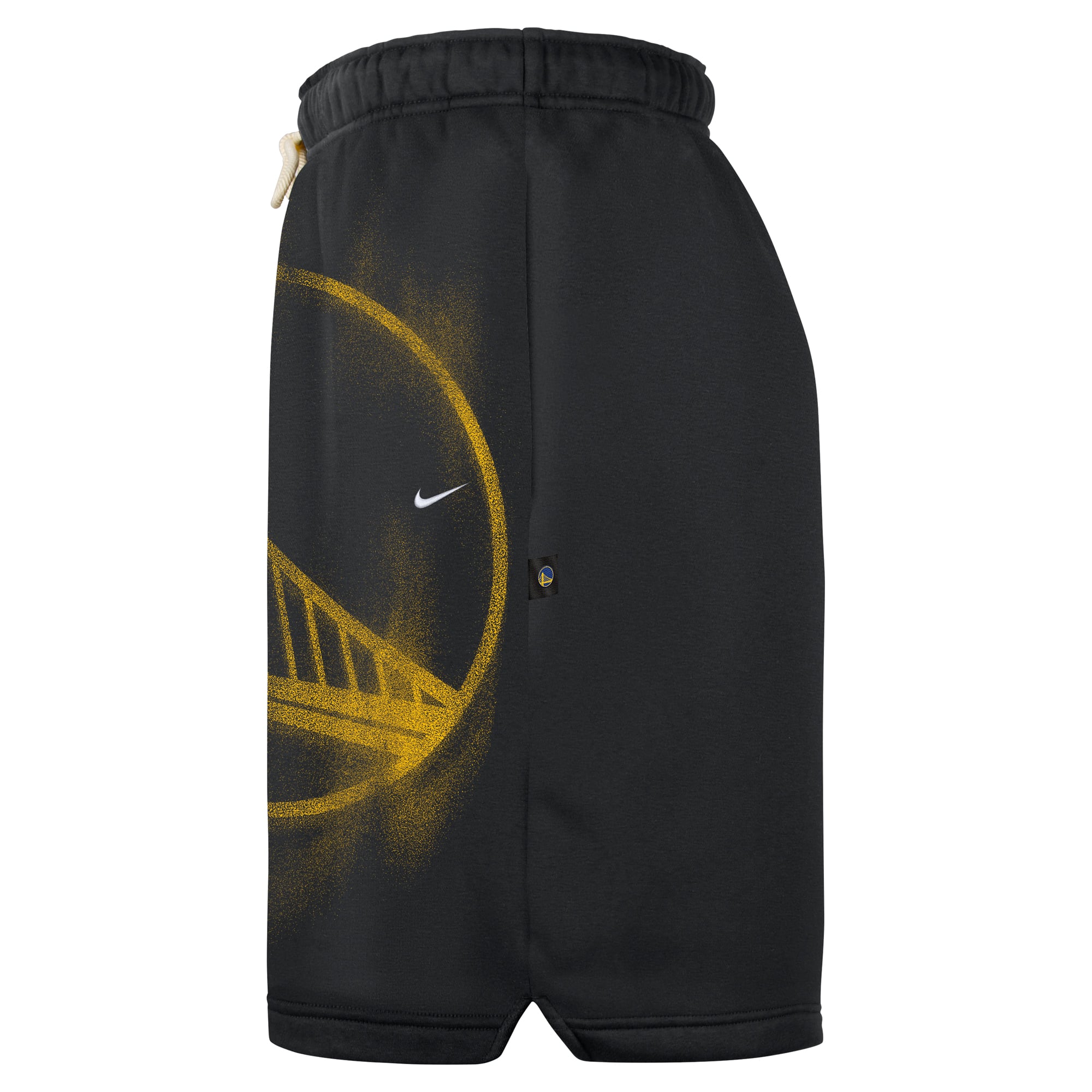 Short d'entraînement Nike Golden State Warriors 2026 Standard Issue Icon Fleece noir pour homme