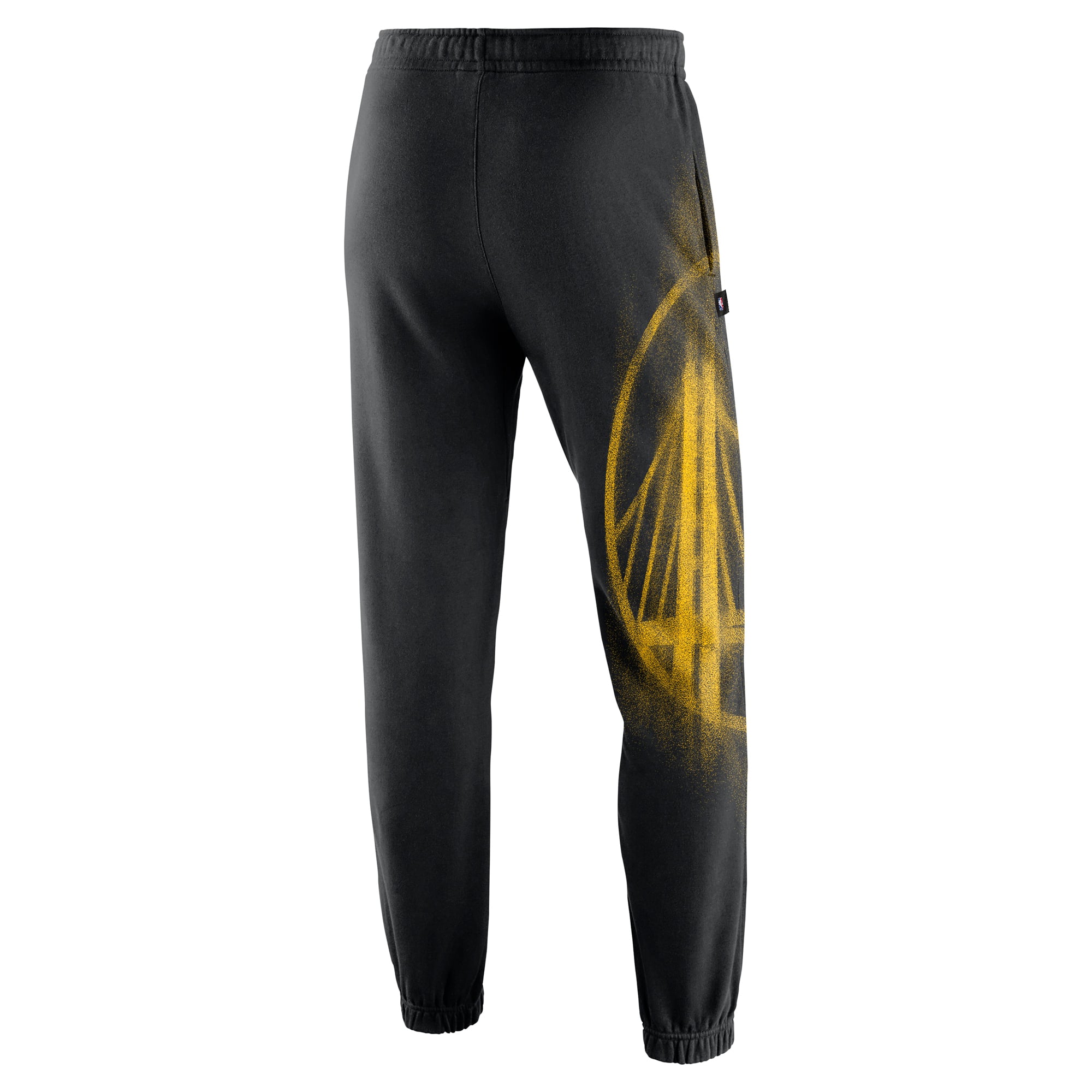 Pantalon de sport Nike Golden State Warriors 2026 Standard Issue Icon Fleece fuselé noir pour homme