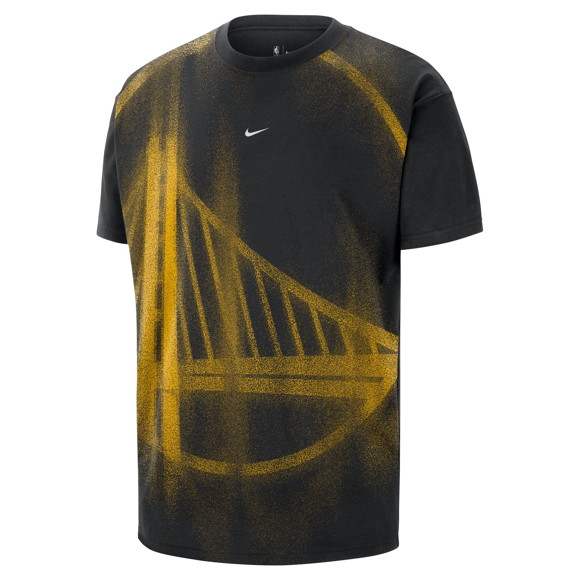 T-shirt d'entraînement Nike Golden State Warriors 2026 Standard Issue noir pour homme