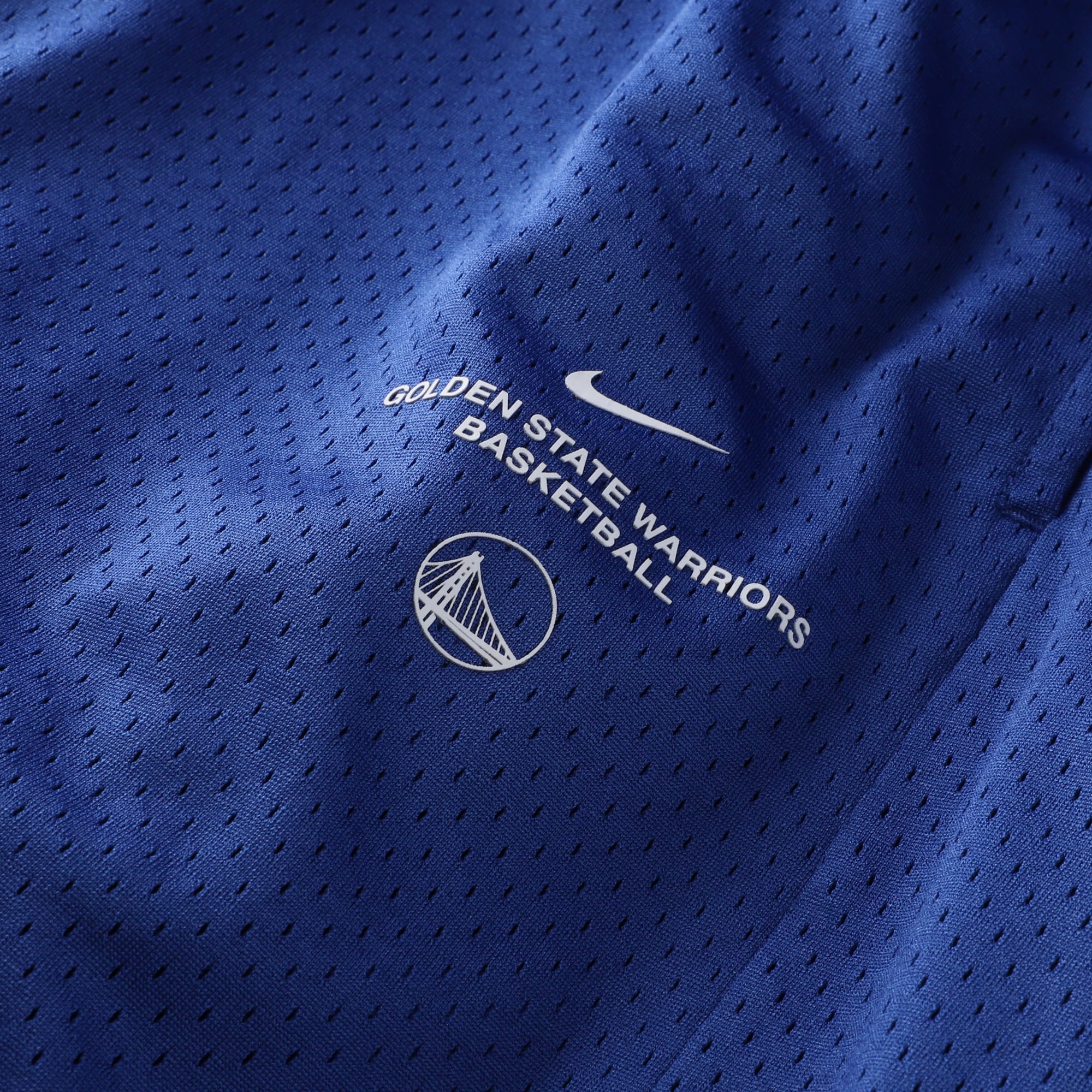 Short d'entraînement en mesh Nike Royal Golden State Warriors 2026 pour homme